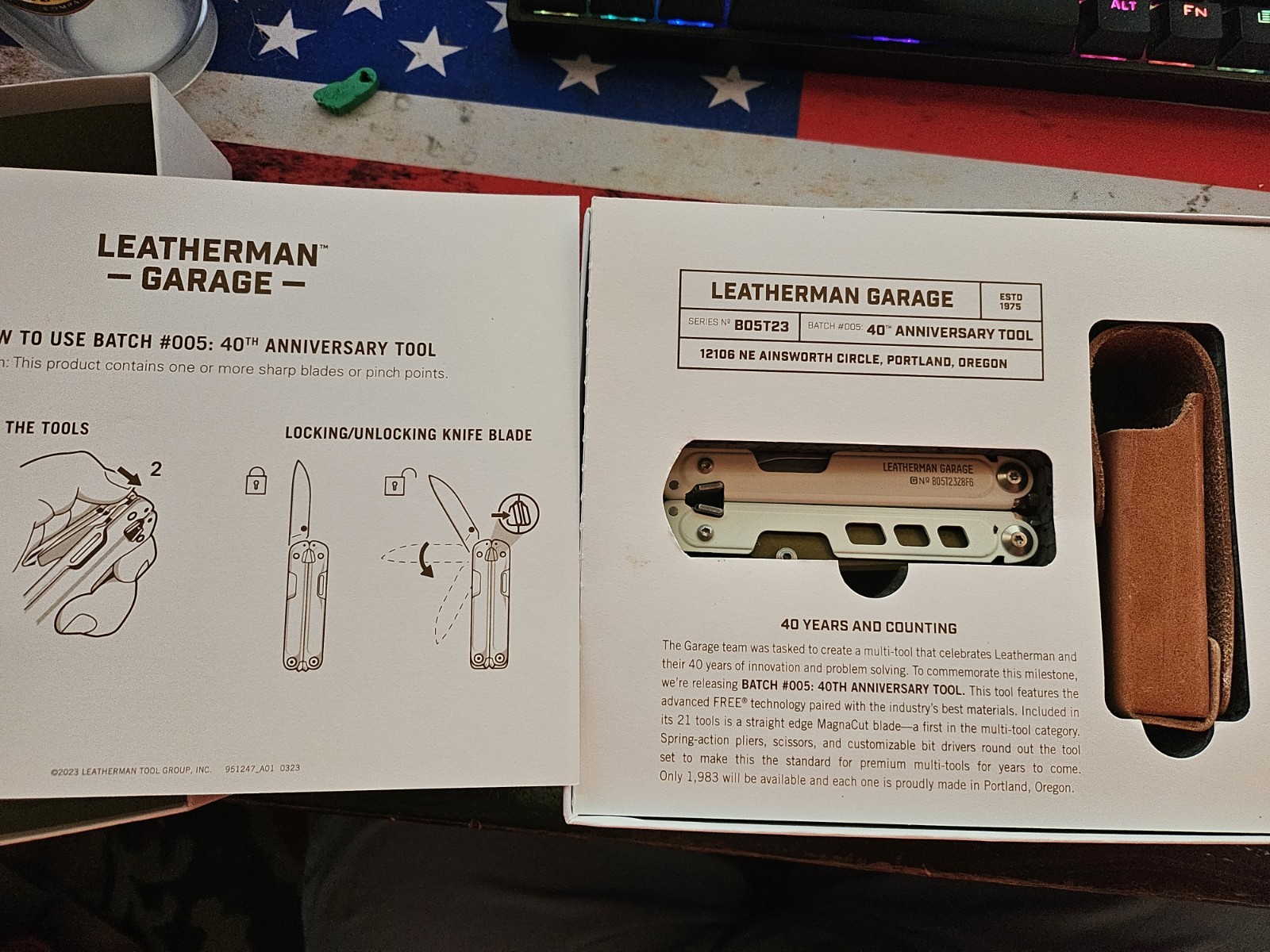 Leatherman Batch 005 Garage Anniversary Leatherman Garage