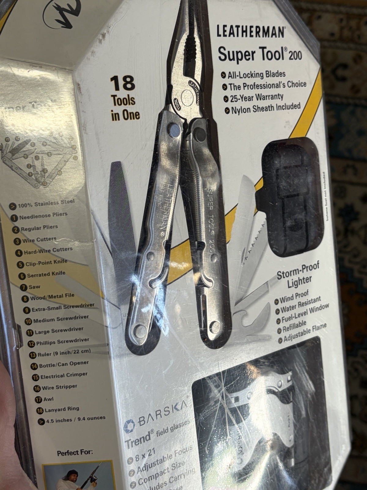 Leatherman Super Tool 200 Blister Pack Gift Set – Vintage 2004 Sealed New NOS