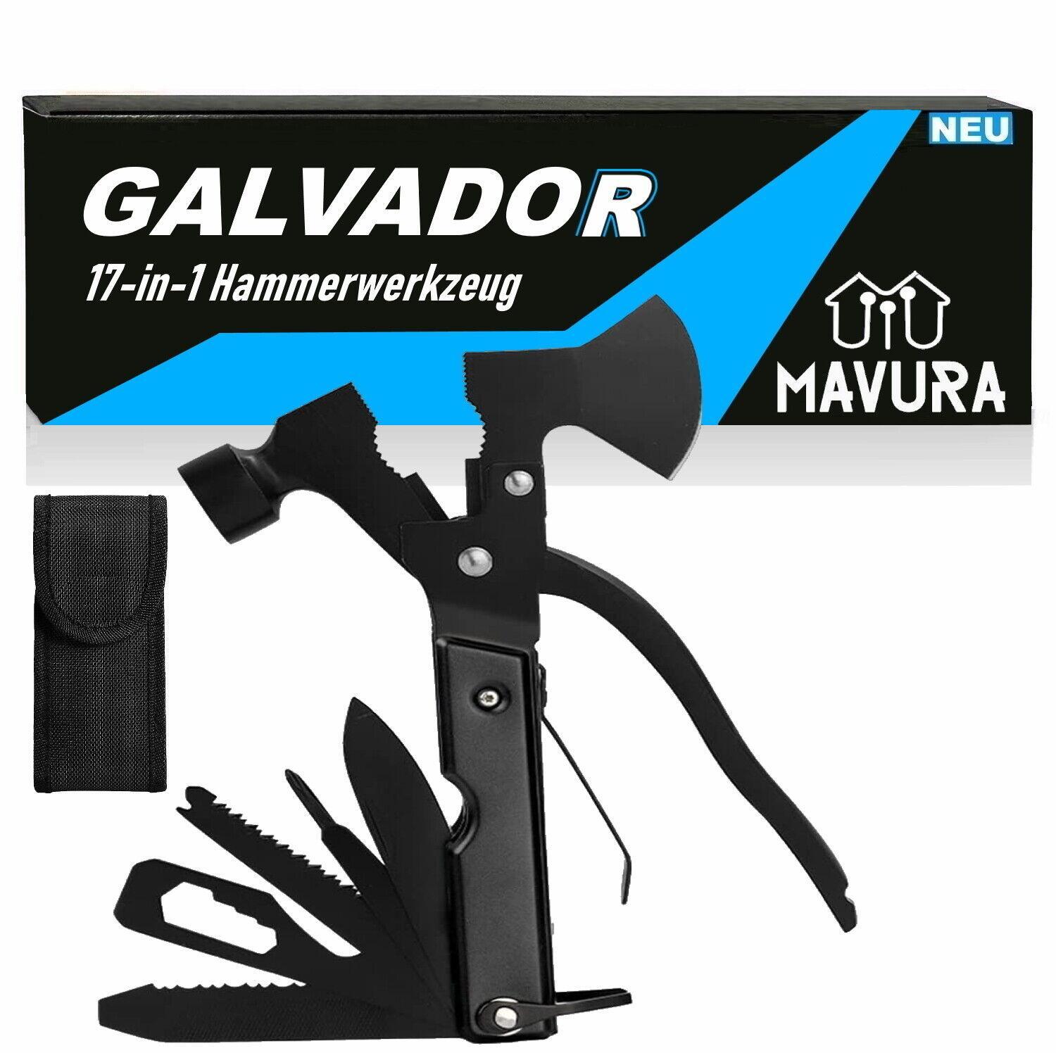 Galvador Multi Tool Axe Hammer Pliers Multitool Pocket Knife 17in1