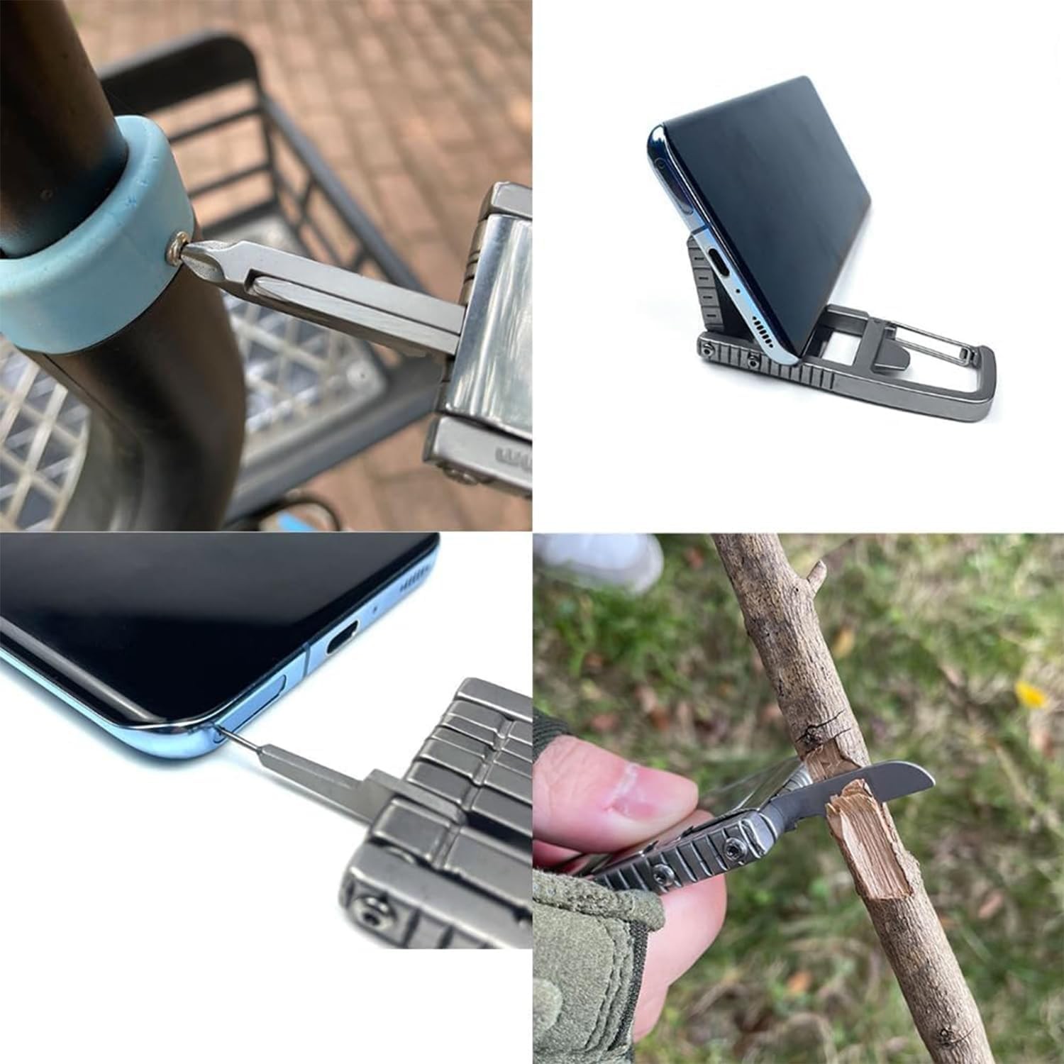 12 in 1 Mini Multi Tool, Portable Keychain Multitool, Needle Nose Pliers, Bottle