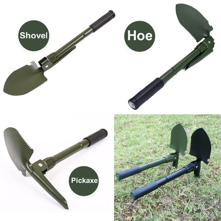 Folding Camping Shovel Survival Emergency Outdoor Tool Military Garden Spade
