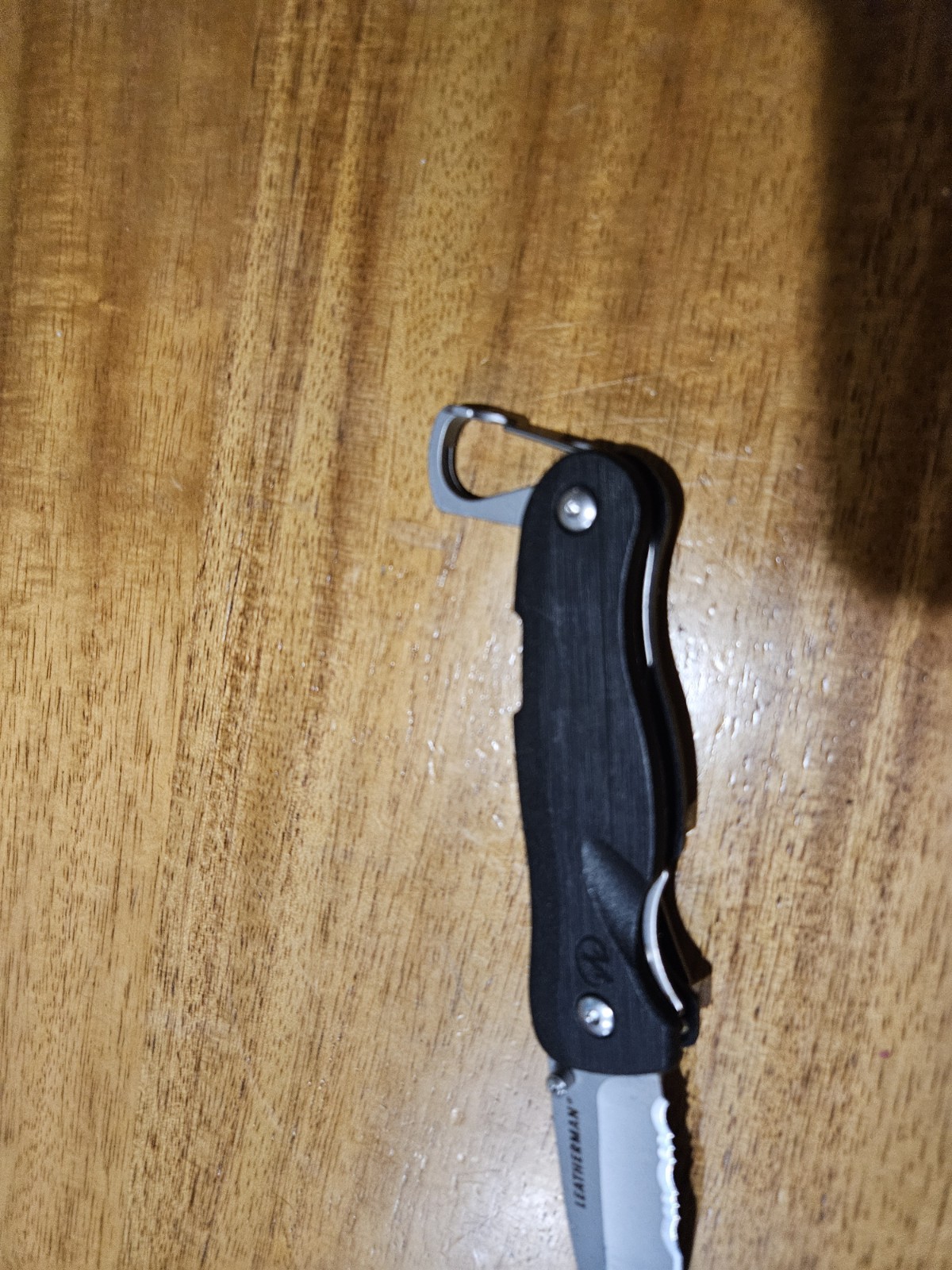 Leatherman Folding Lock Blade Knife c33x w/ Carabiner Retired