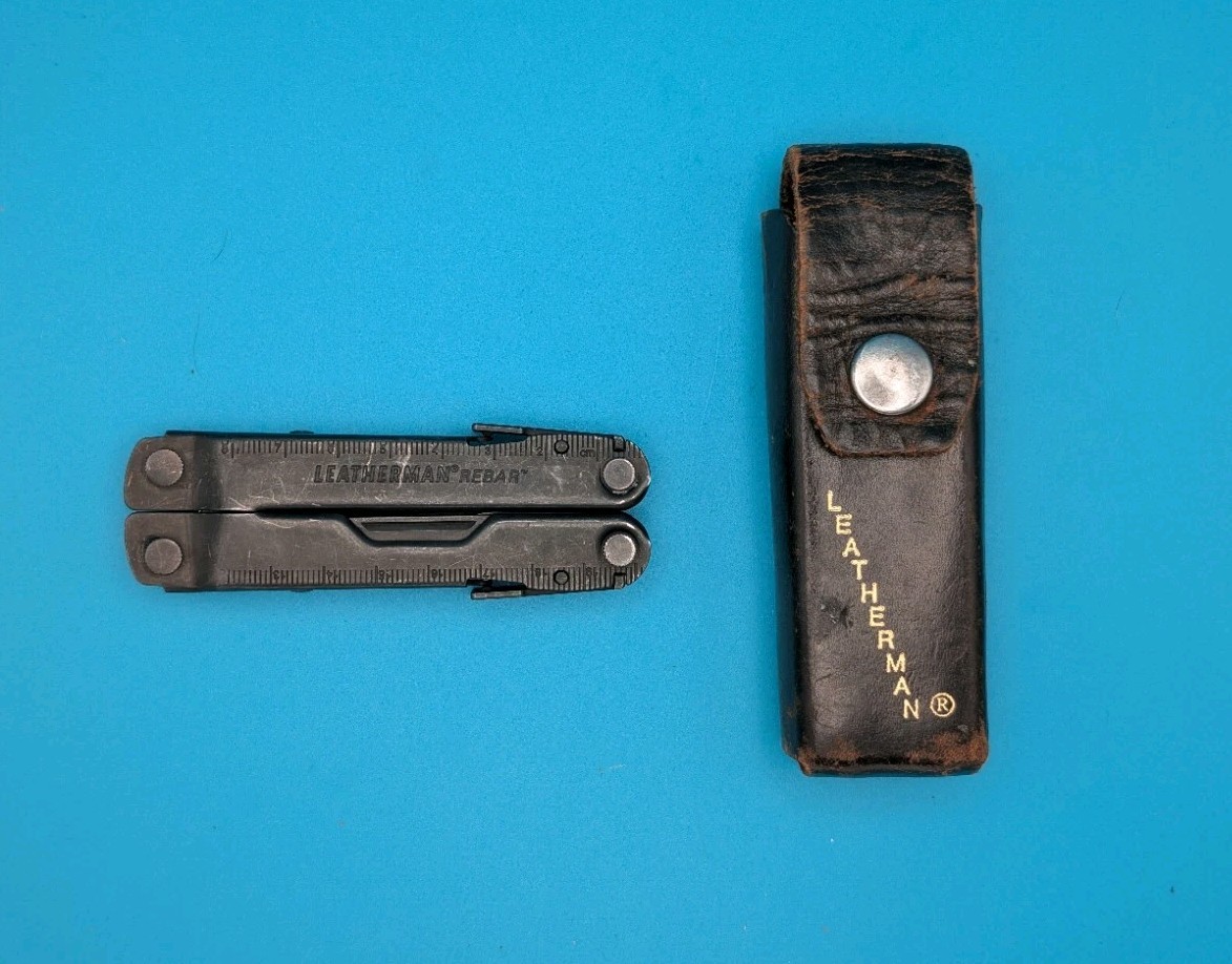 Leatherman Rebar Multi-Tool! BLACK OXIDE! WITH SHEATH!