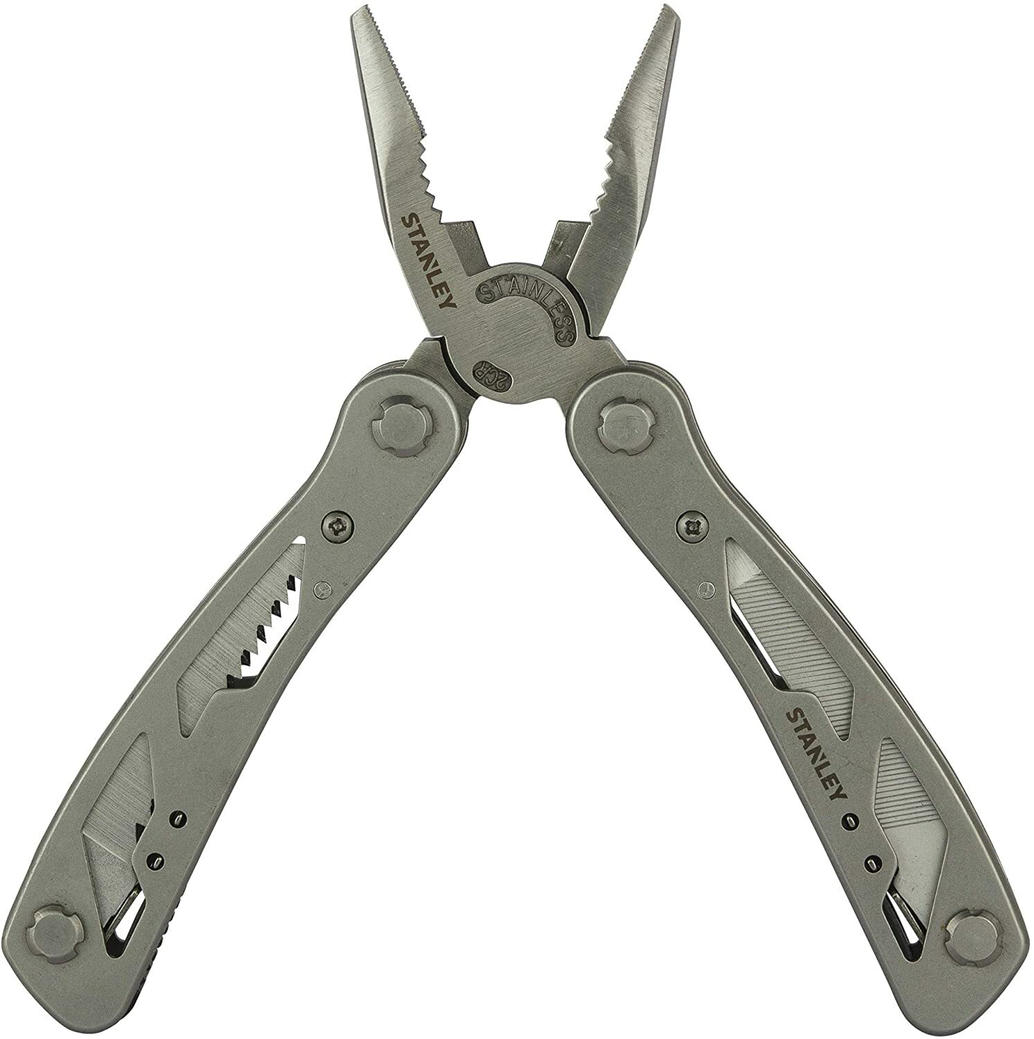 【NEW】STANLEY 12-IN-1 STAINLESS STEEL MULTITOOL WITH BLACK POUCH (84-519)