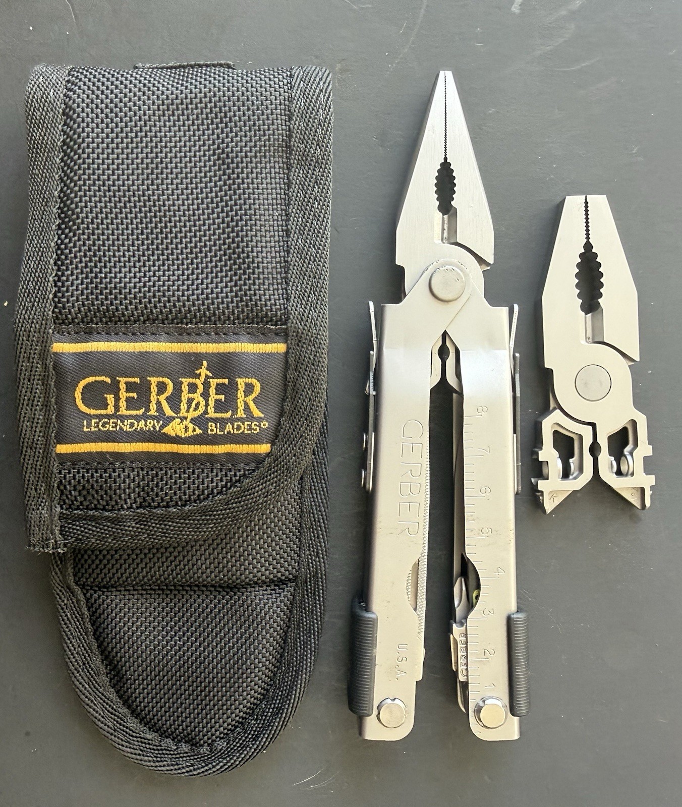 Gerber MP650 Multi-Plier Interchangeable Head Multi-Tool Sheath W/ Extra Pocket