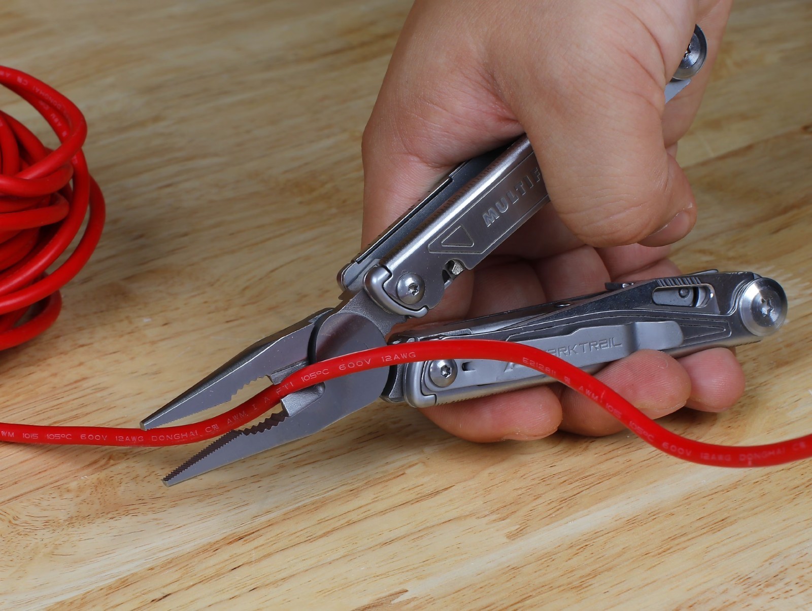 Ozark Trail Multiforce 18-in-1 Premium Multi-Tool, Stainless Steel for Camping &