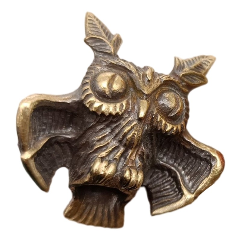 Light Weight Owl Shape Lanyard Beads Fashion Brass Parachute Cord Beads Enduring
