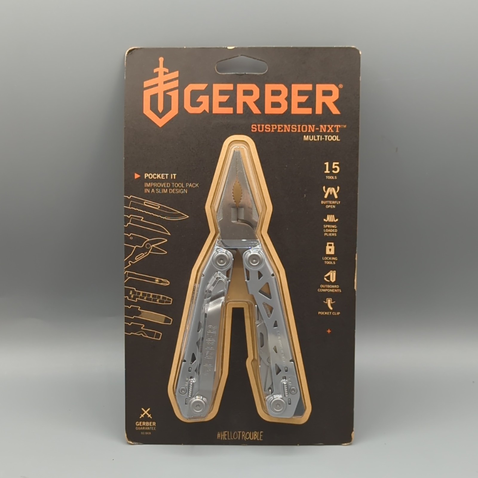 Gerber Suspension-NXT Stainless Steel Multi Tool 15 Tools 31-003345 NEW