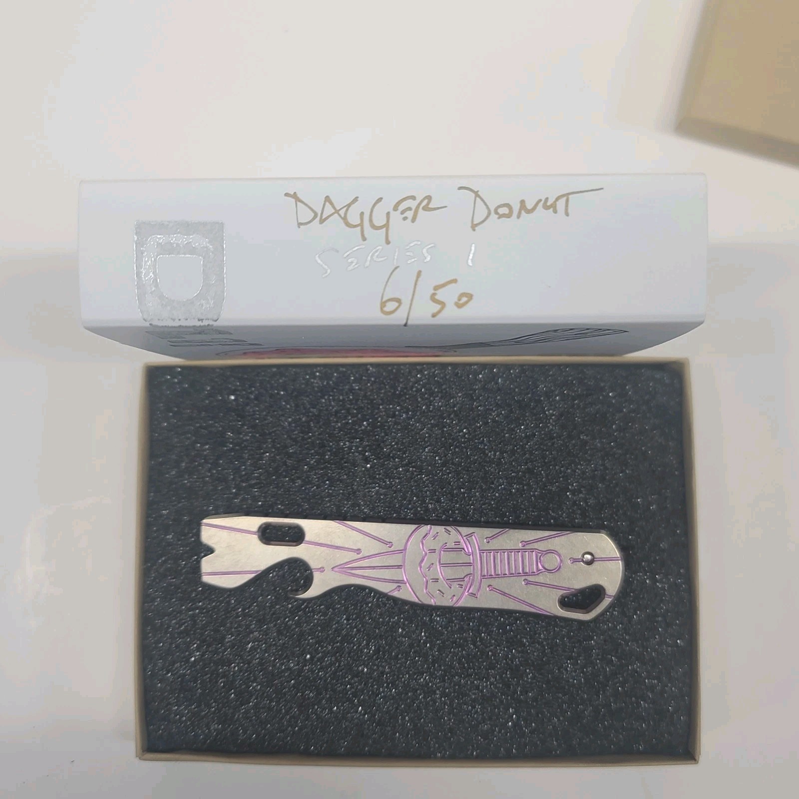 Lynch Northwest Prybar Donut Dagger D1.1 S1 6/50 Mint Condition