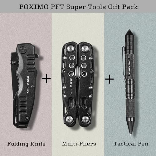 14-in-1 Multitool Gift Set for Dad | EDC Survival Kit with Pliers, Knife & Pen |