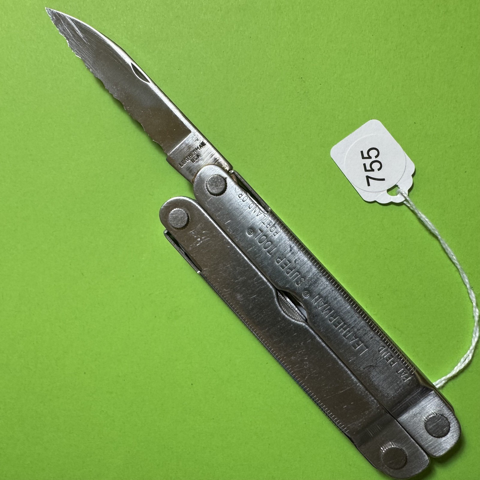 Leatherman Super Tool Plier Multi Tool Pocket Knife New Nylon Sheath EDC #755