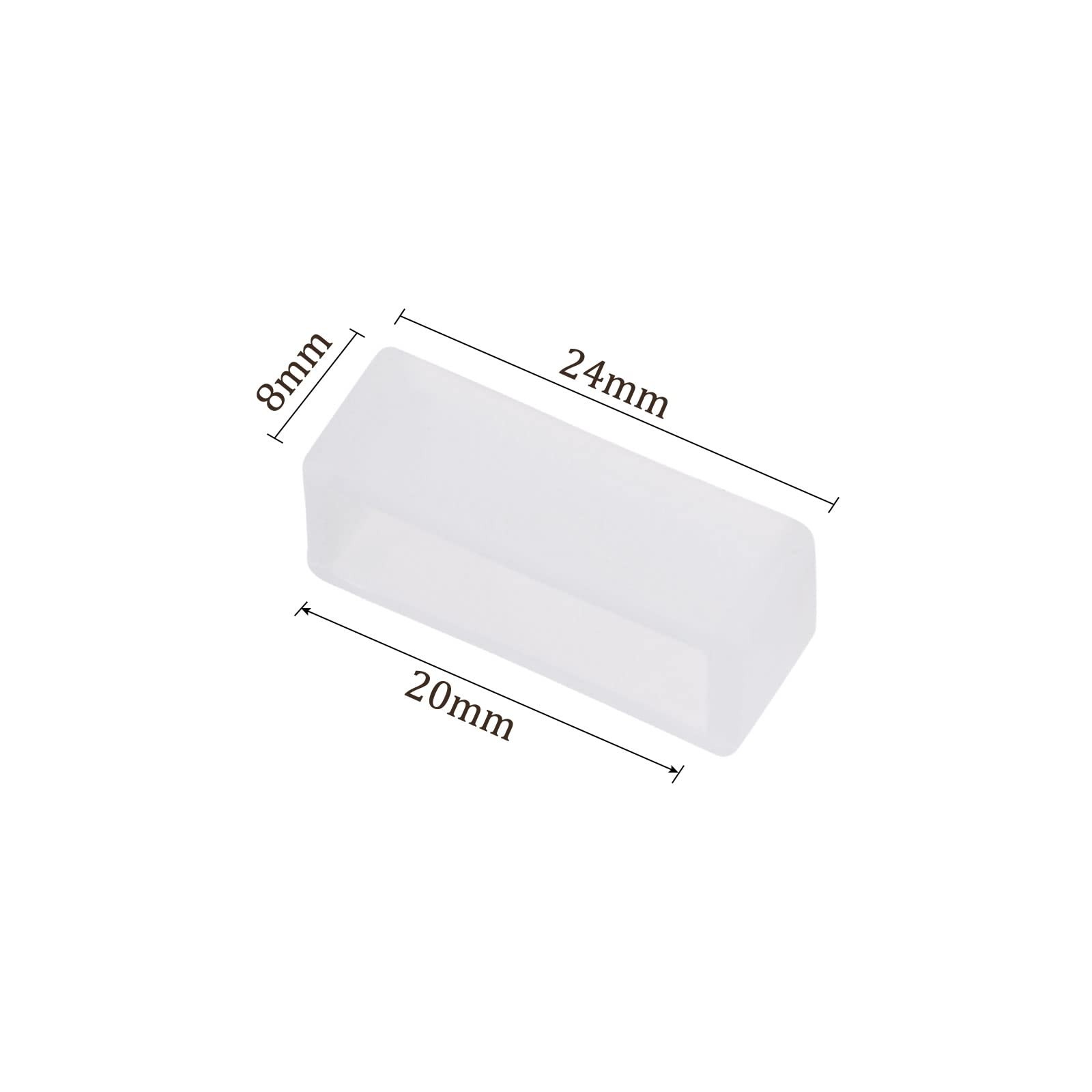 4pcs Watch Strap Loop 20mm Width Rubber Watch Holder Repair Replacement…