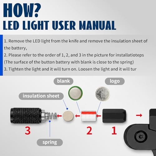 8-in-1 Multitool with Detachable Led Light, Pocket EDC Multitool, Pocket Knif…