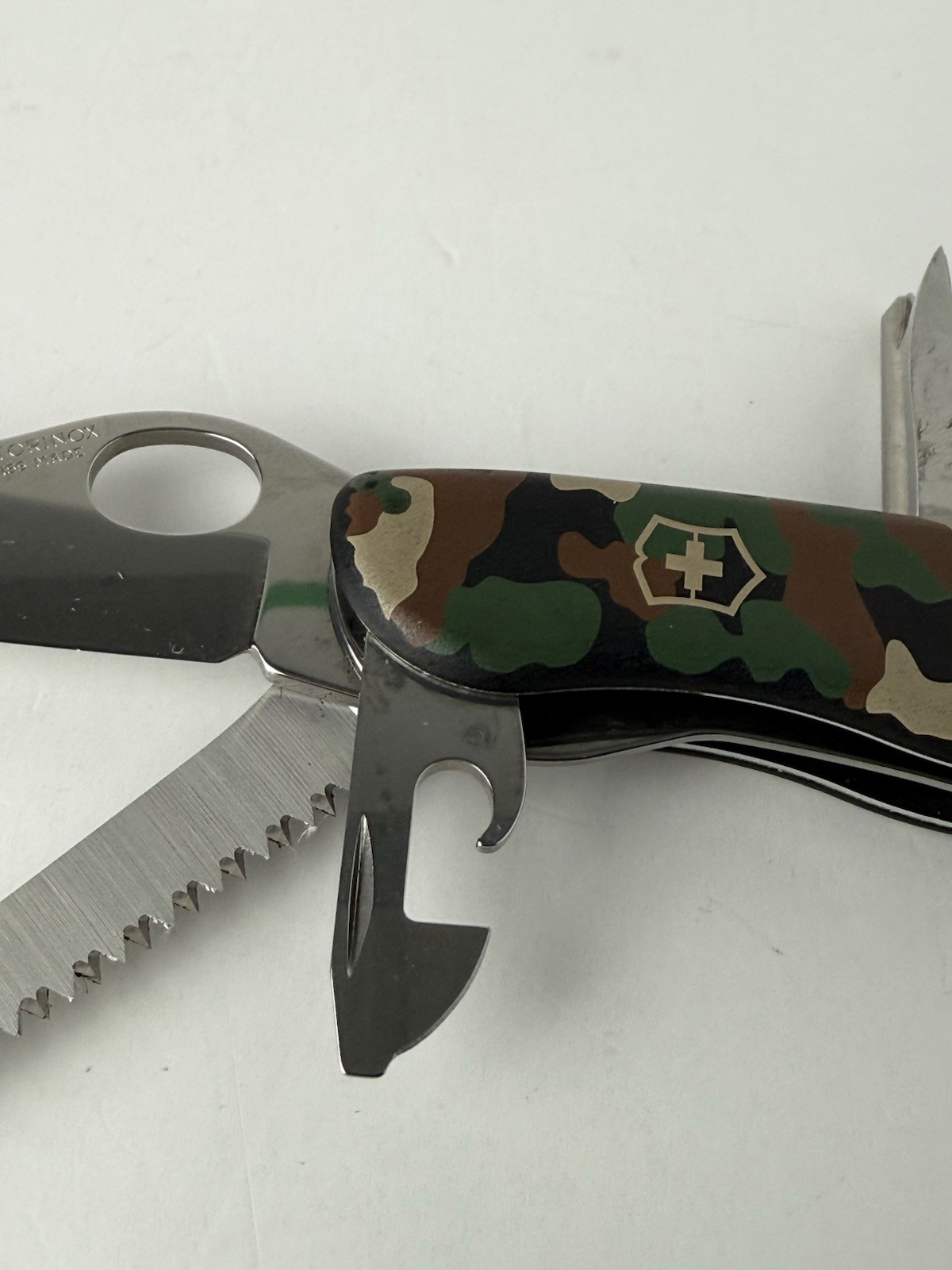 Victorinox Swiss Army Knife One Hand Trekker Camouflage 111mm