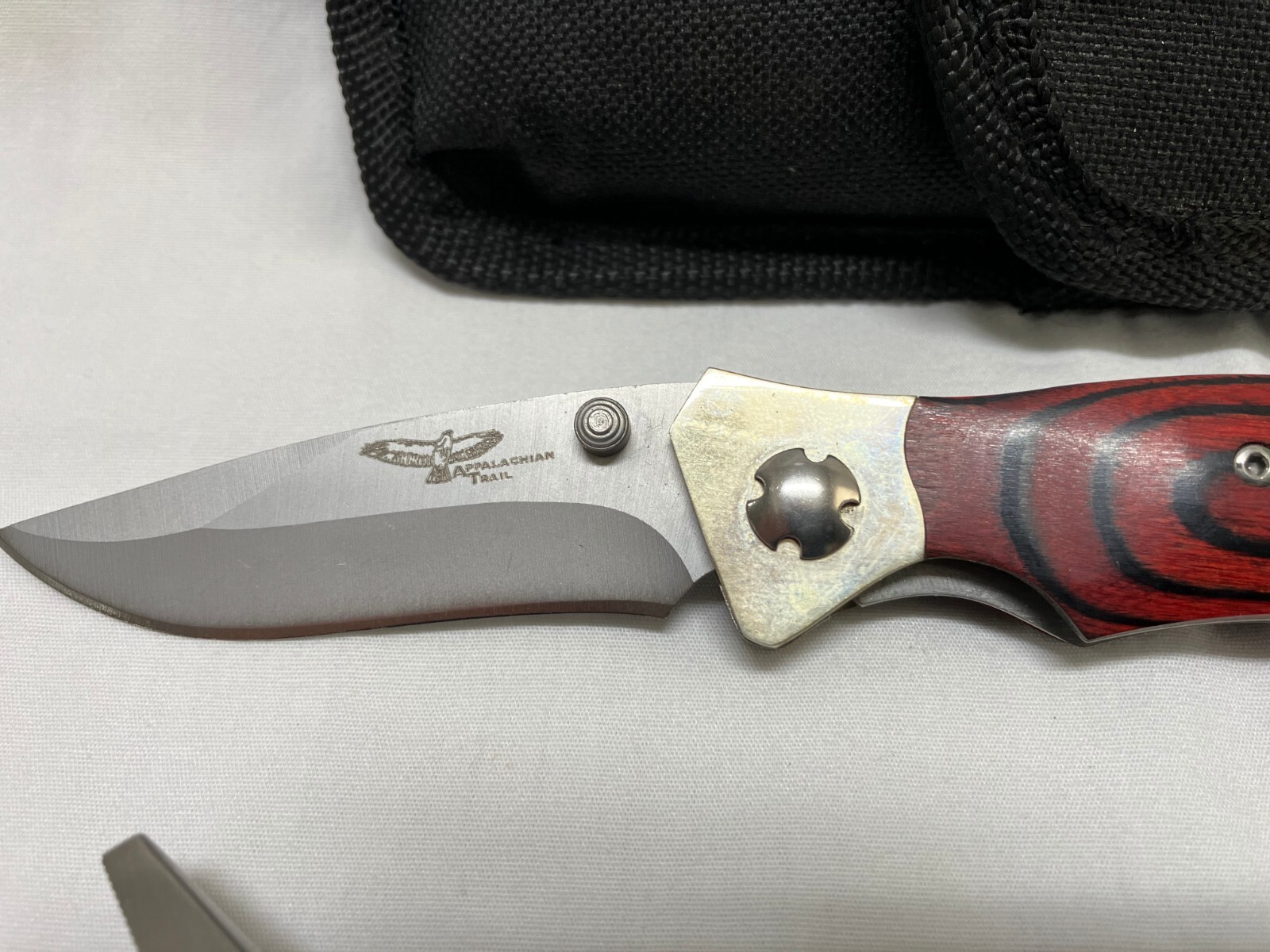 Appalachian Trail Multitool and Knife Set in Belt Case Knives Pliers Saw More