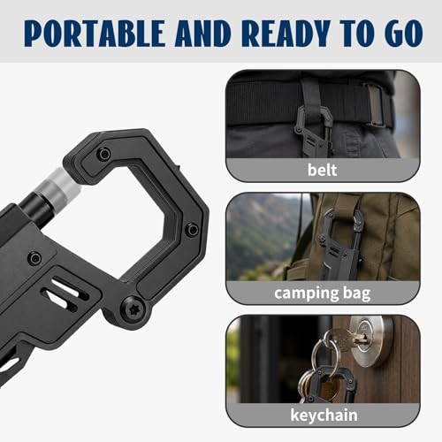 8-in-1 Multitool with Detachable Led Light, Pocket EDC Multitool, Pocket Knif…
