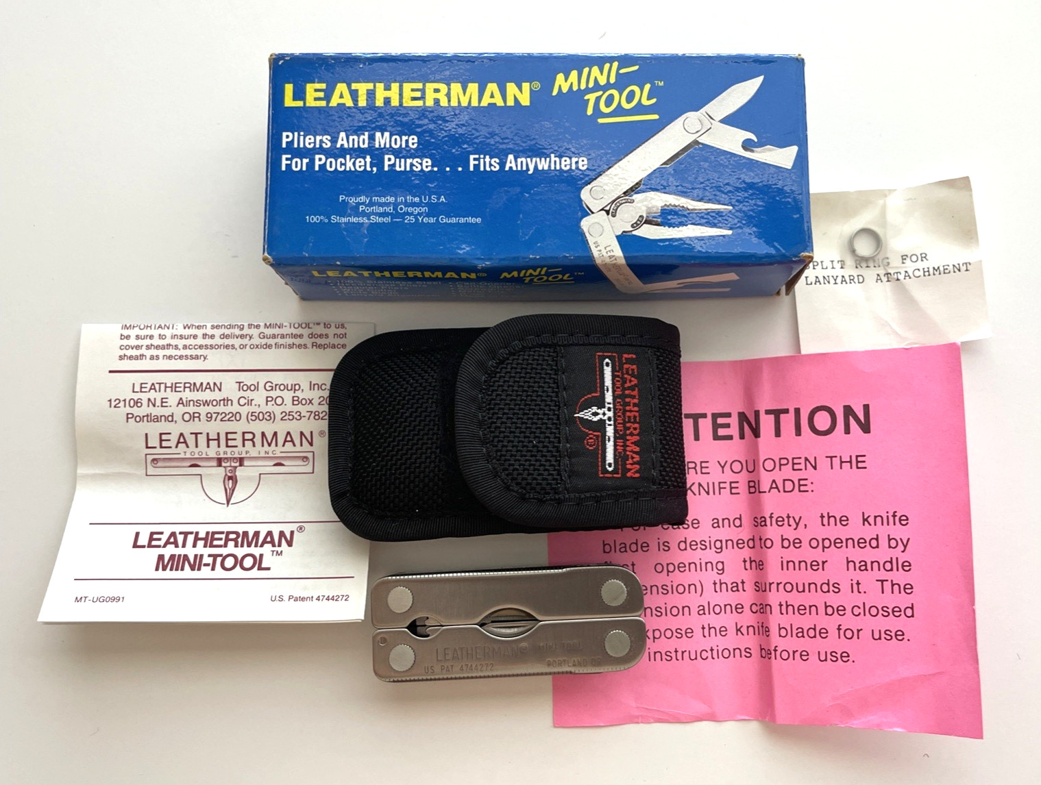 Leatherman Mini-Tool Multi-Tool Original Nylon Sheath USA