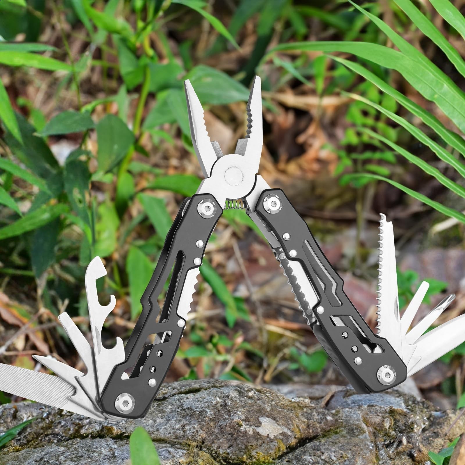 14-in-1 Tactical Multi-Tool & Folding Shovel – Survival Gear for Camping, Hiking