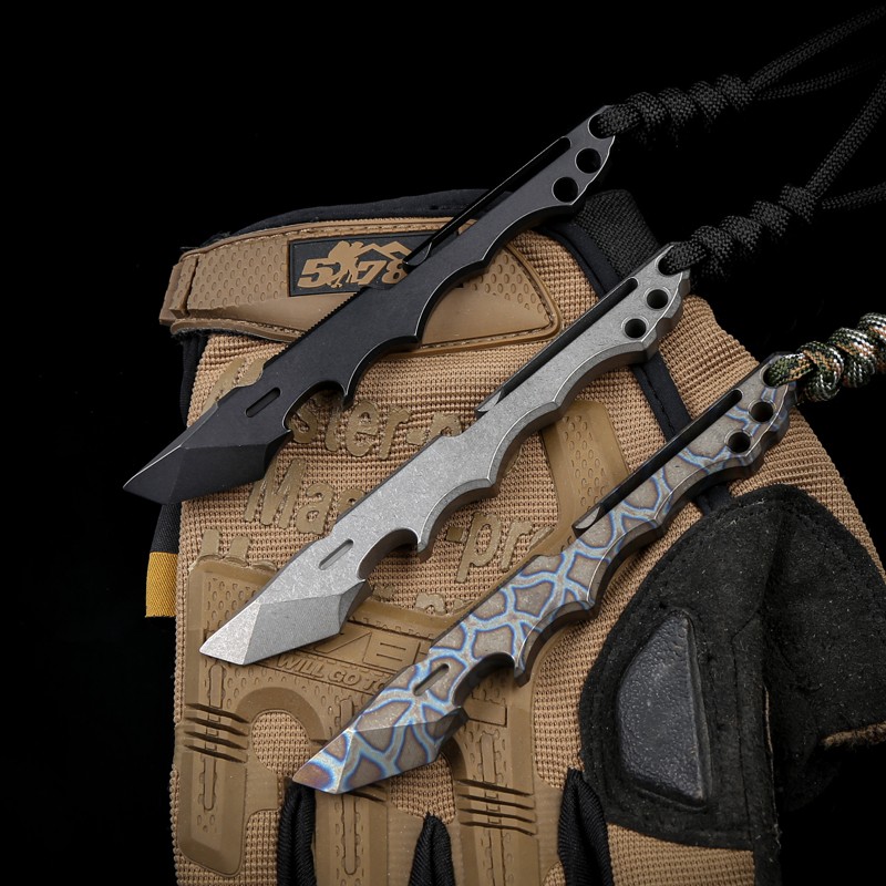 TC4 Titanium alloy Pry Bar with Clip Multi Tool for Outdoor Portable