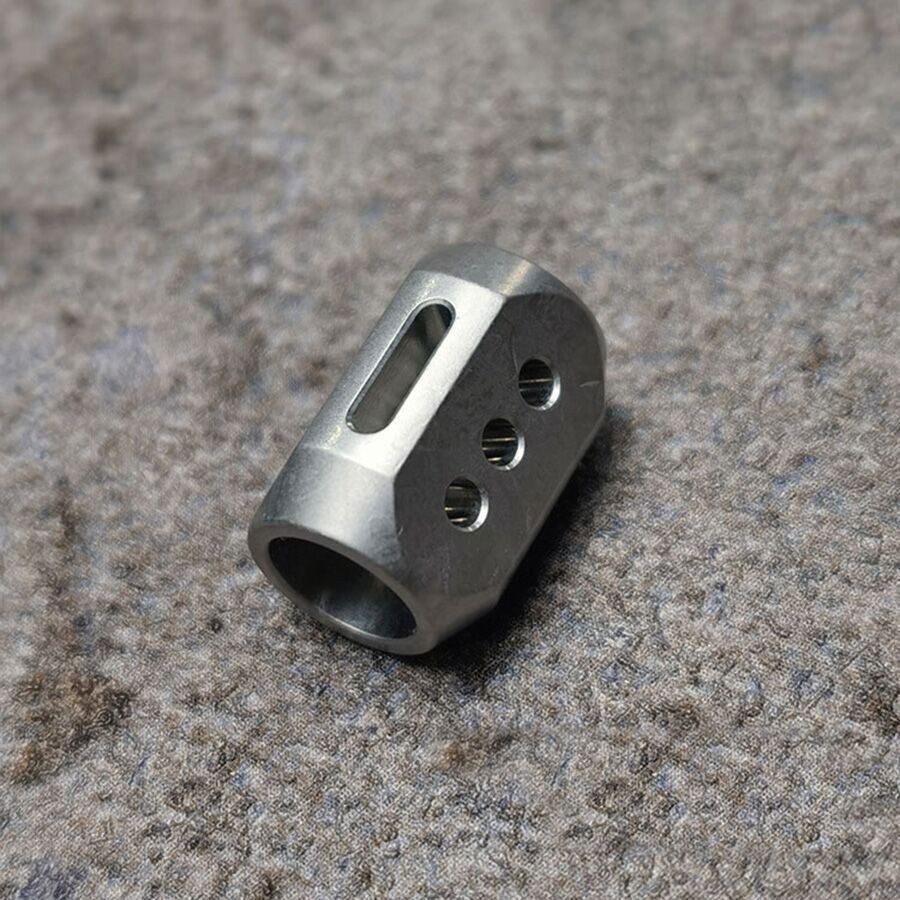 EDC Titanium Alloy Knife Bead DIY Cool Lanyard Bead Umbrella Rope Pendant DIY