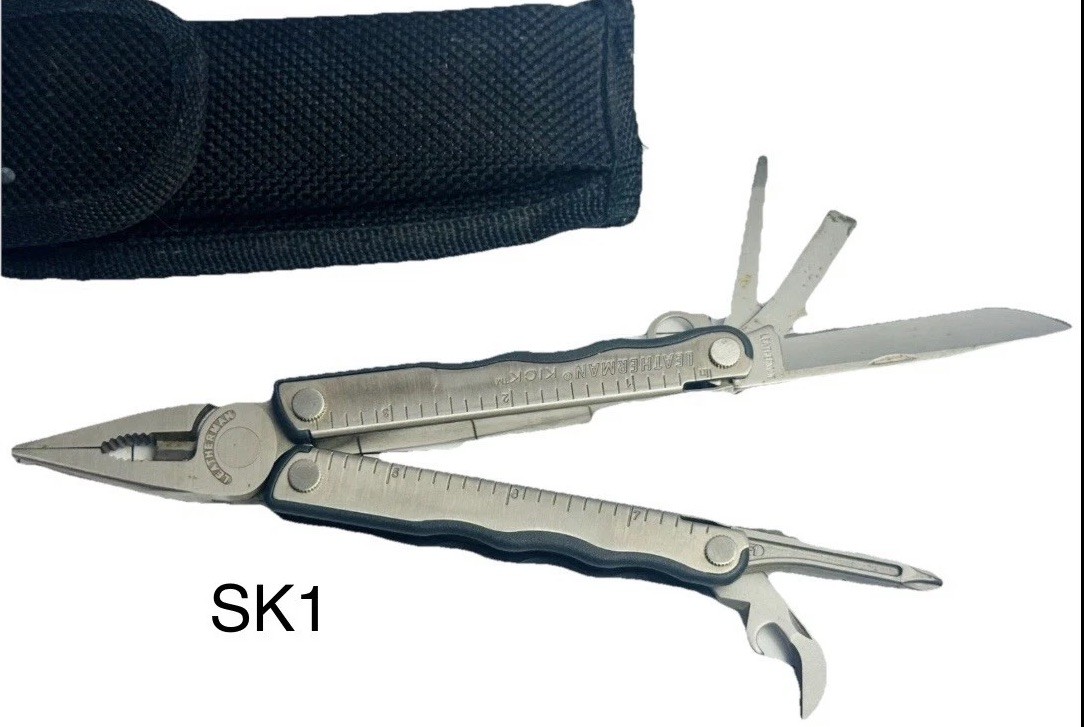 Leatherman Kick Multi Tool w/ Nylon Sheath Stainless USA Pliers Knife