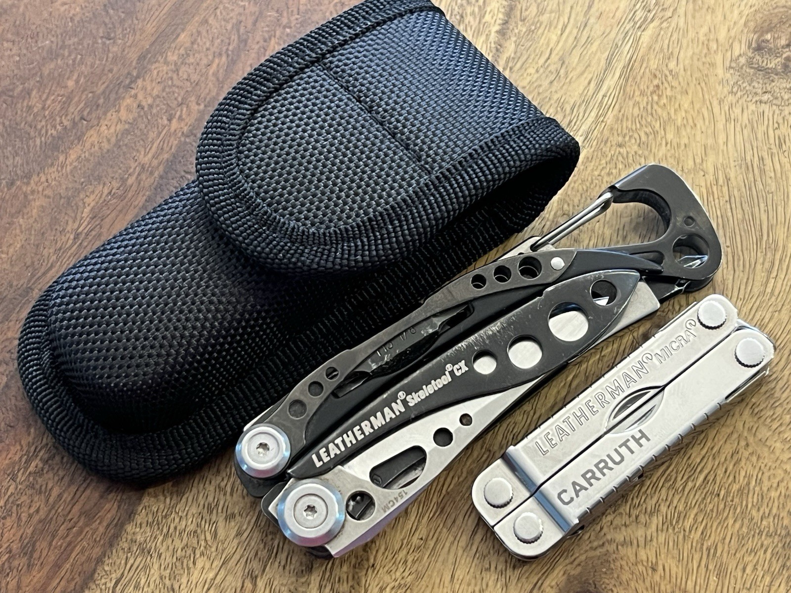 02/2021 Leatherman Skeletool CX MultiTool 154CM Blade w/Sheath & MICRA (Lot Of 2