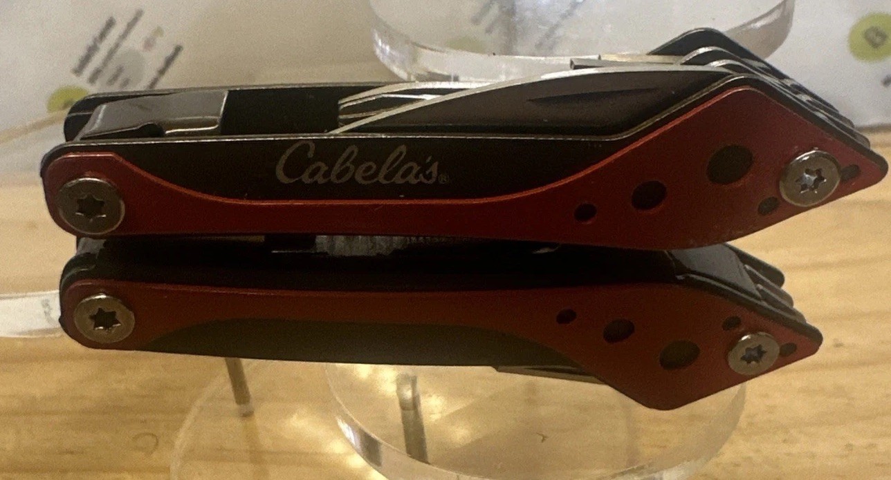 Cabela’s Small Multi-Tool Red 3” Closed