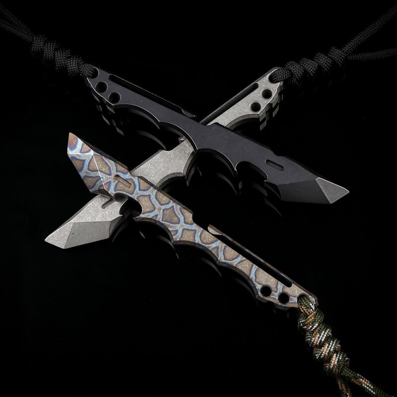 EDC Titanium Alloy Pocket Outdoor Multi Tools Pry Bar Crowbar Opener Cutter Tool