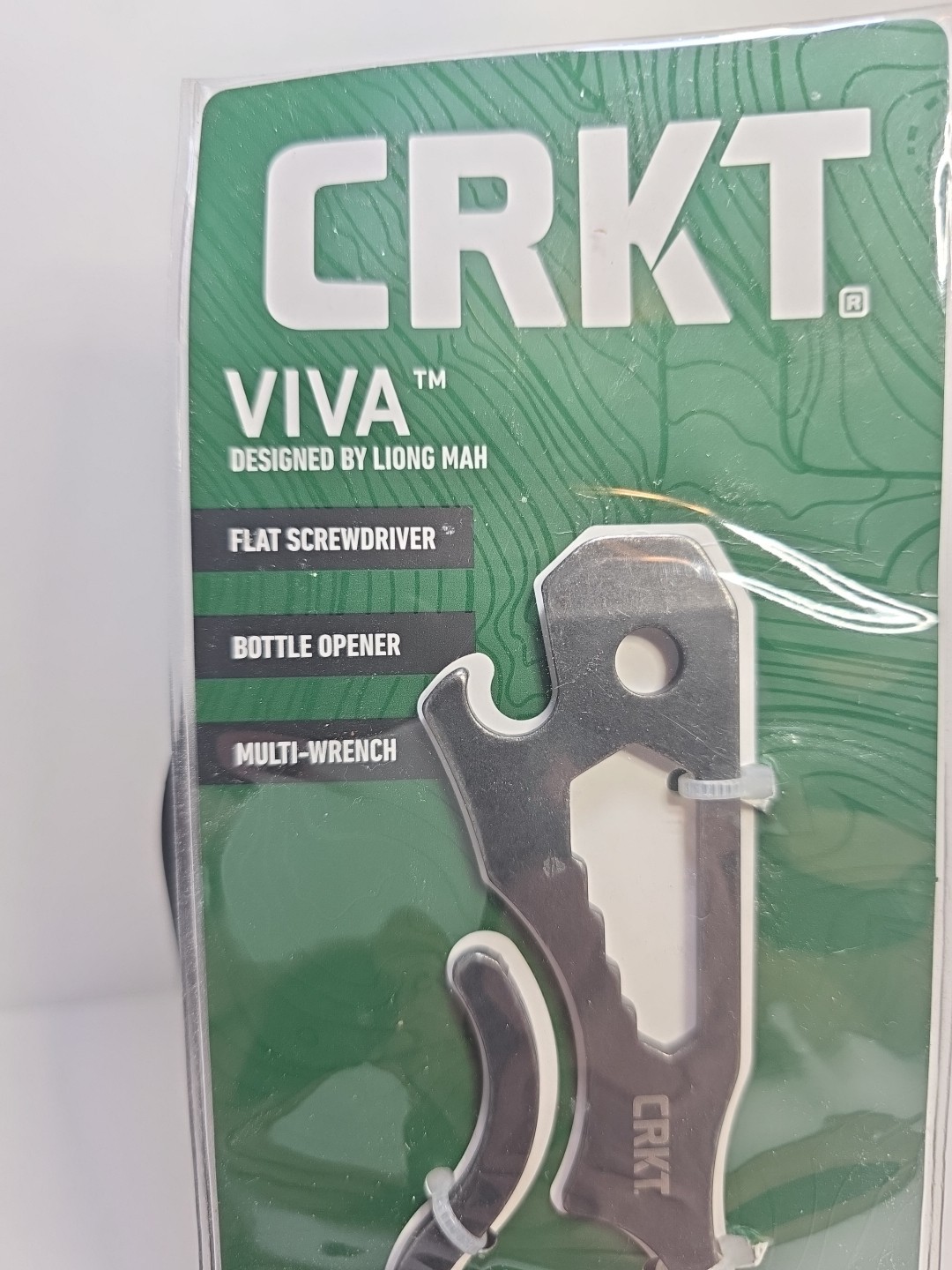 New CRKT VIVA Multi Tool Flat Screwdriver Bottle Opener Multi Wrench