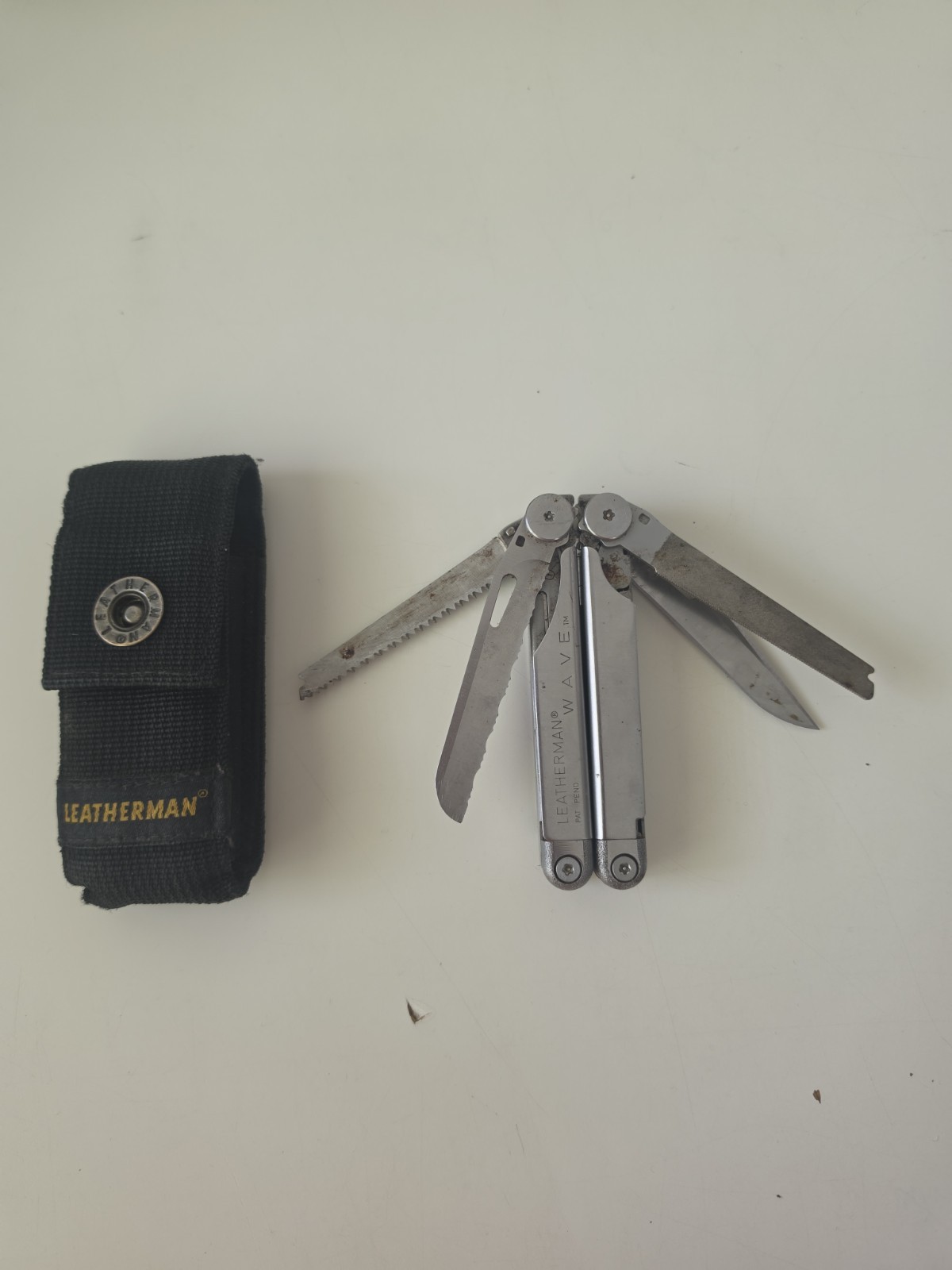 Vintage Leatherman Wave With Sheath
