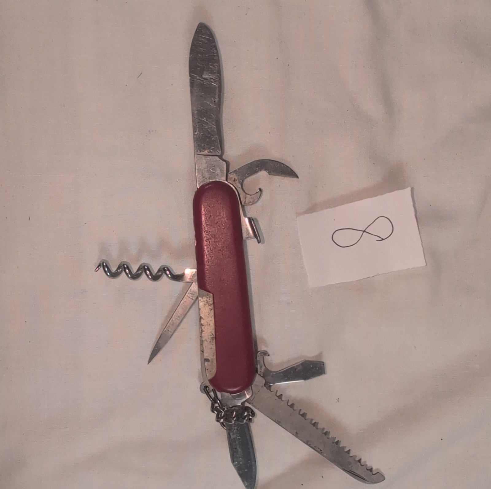 Wenger Backpacker II 85mm Multi-Tool 7 Tools Swiss Army Knife needs new blade