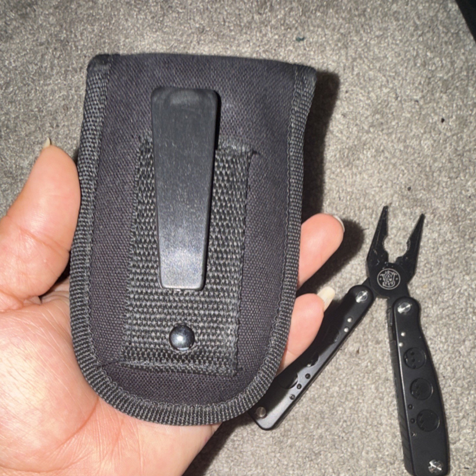 Smith & Wesson SWMT1CP Black 13-in-1 Multi-Tool Pliers w/ Sheath