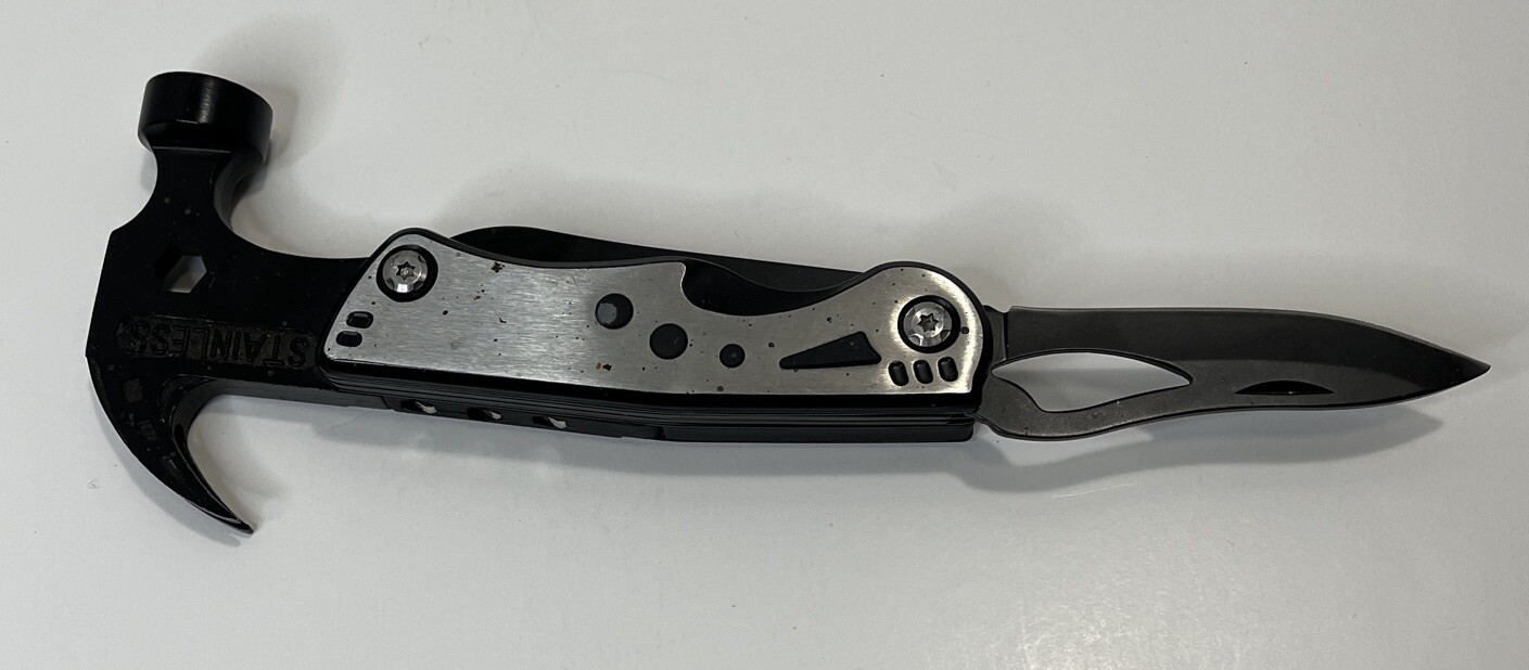 Outdoor Multi-function Tools Portable Folding Multi-function Hammer 11 Functions