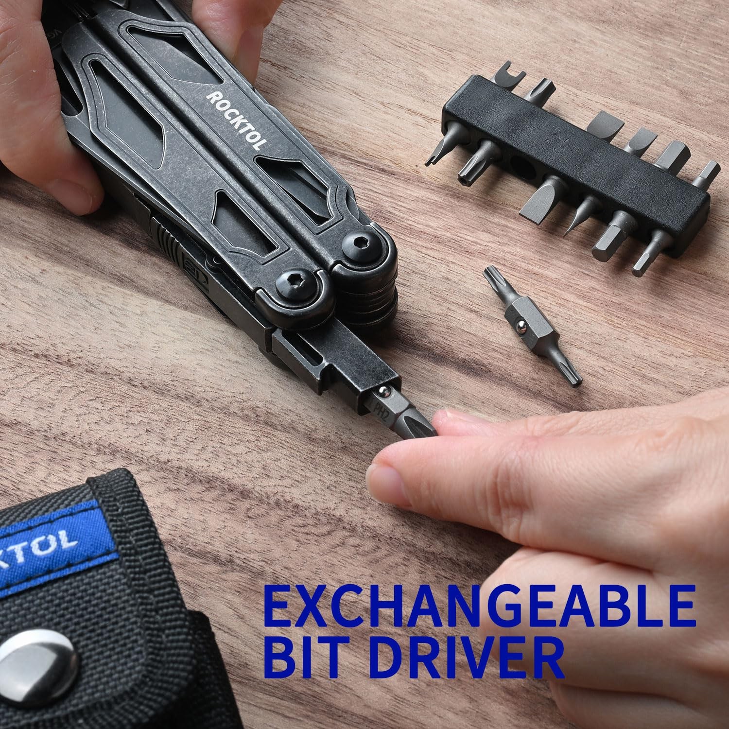 Multitool, VG-10 Blade, 29-in-1 Multitool Pliers with Replaceable Wire Cutter…