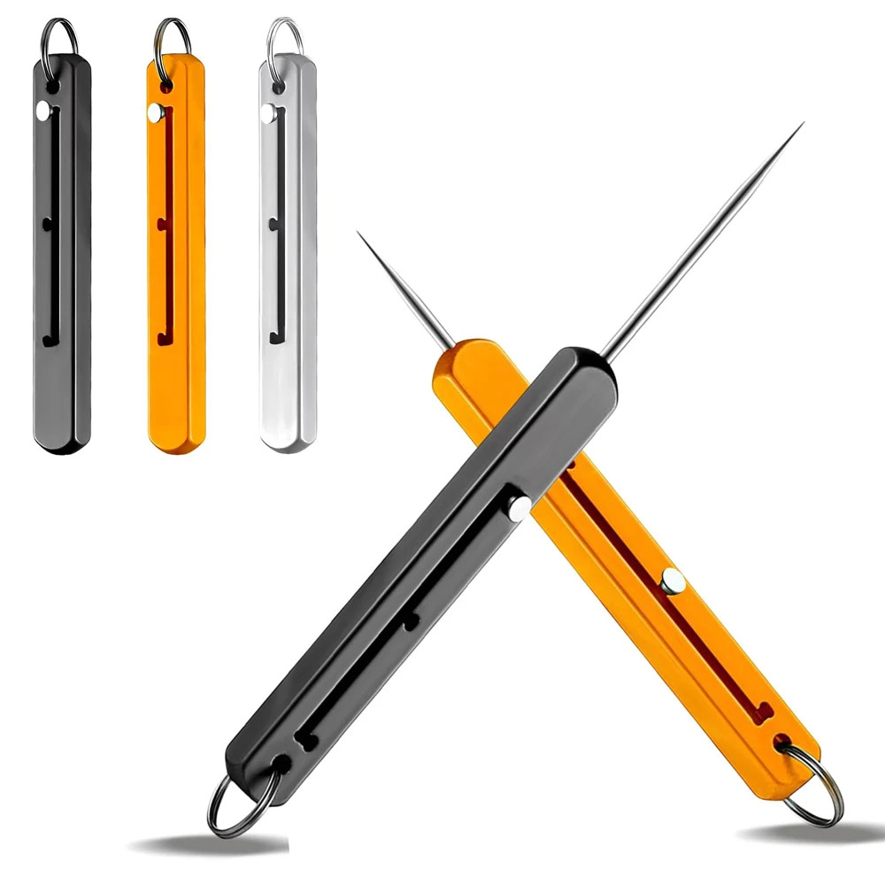 Portable Titanium Toothpicks Pocket Toothpick Metal Toothpick Holder Outdoor Pic