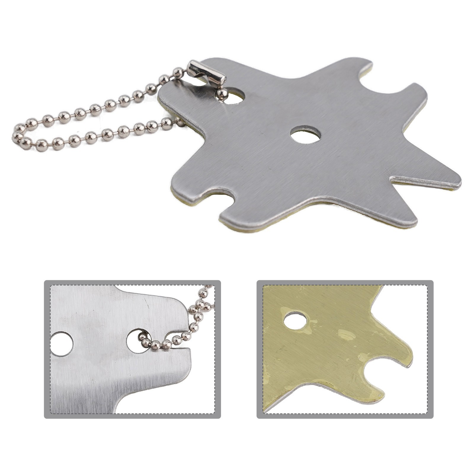 Stainless Steel BBQ Grill Scraper Grill Cleaning Tool Camping Accessories