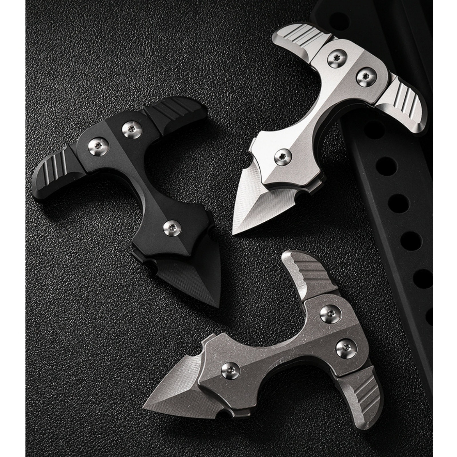 Titanium Alloy EDC Multi-Tool Pry Bar with Sheath Outdoor Camping Gear A++++