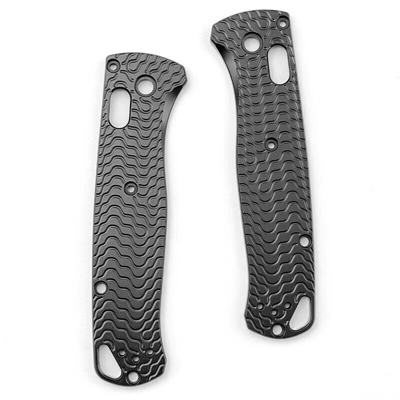 1Pair Aluminum Alloy Handle Scales for Benchmade Bugout 535 Multiple Styles