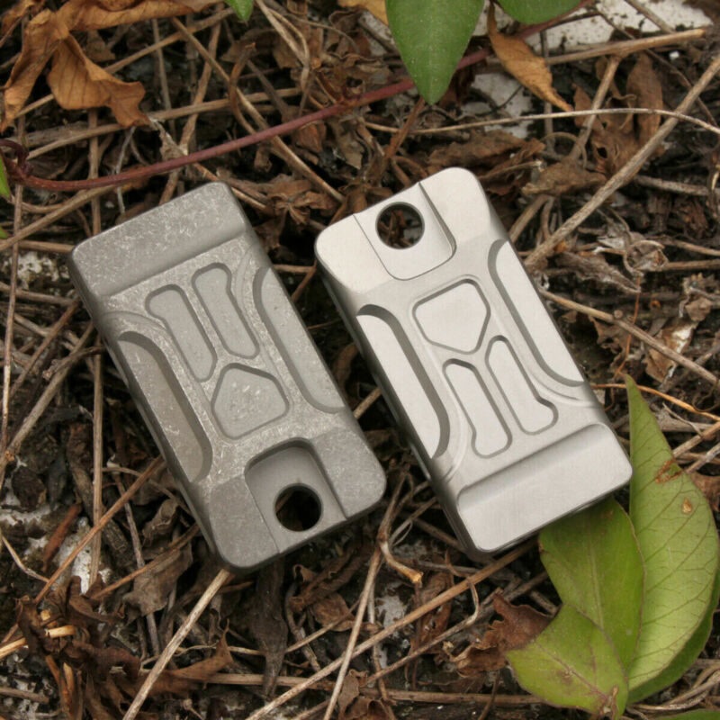 Twin Tubes SOS High Frequency Titanium Alloy Whistle Outdoor Survival EDC Tool