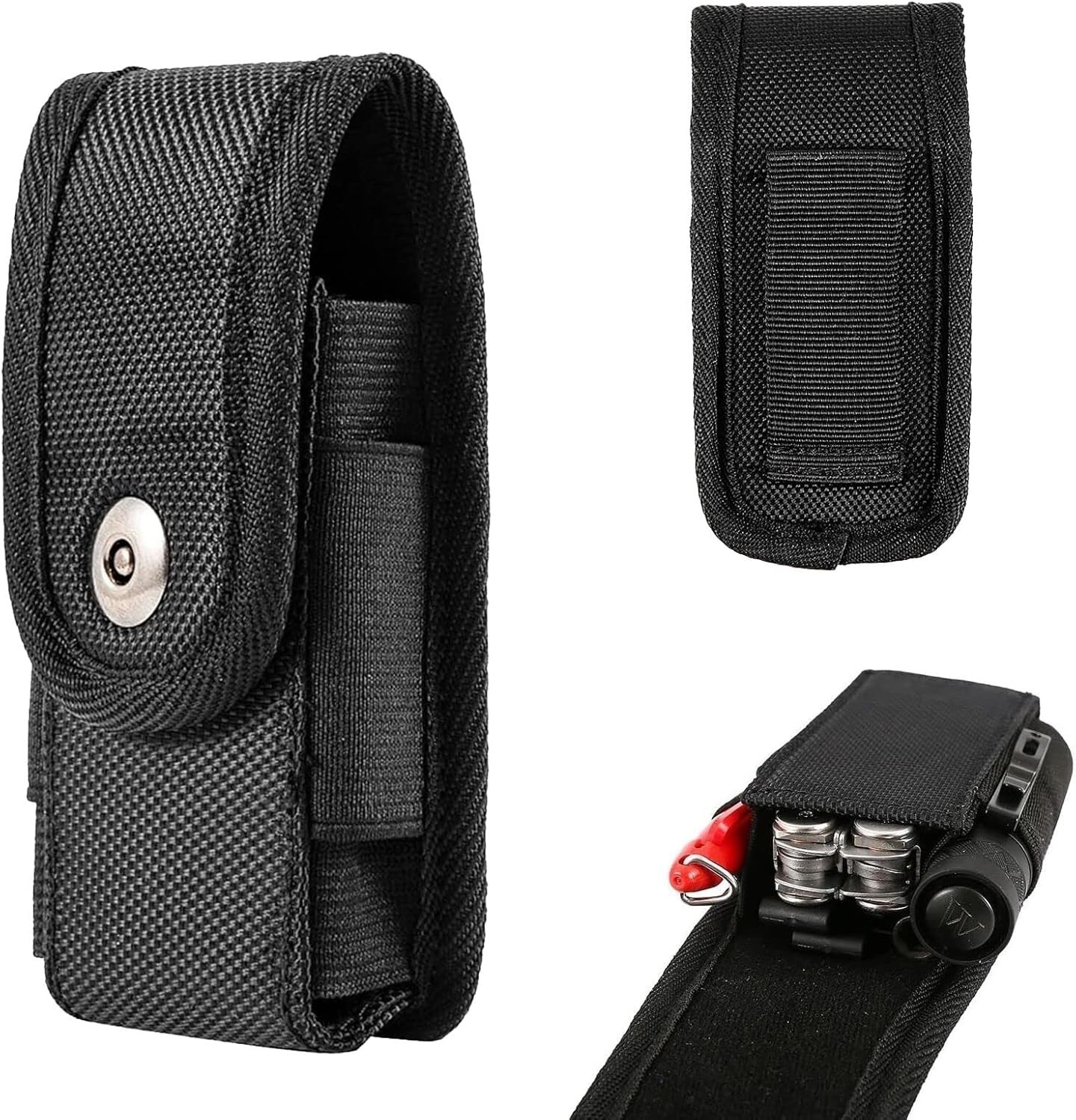 Stylish Multitool Belt Pouch for Men – Fits 5″ Tools with Magnetic Closure