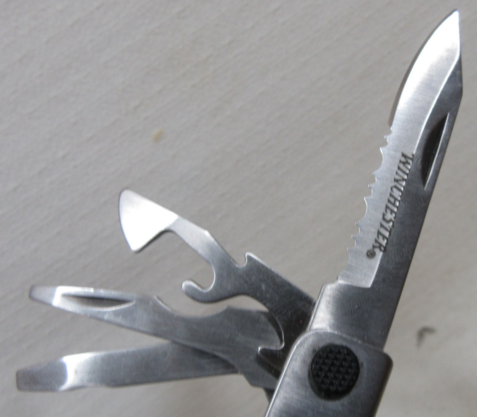 Winchester Stainless Steel Folding Multi Tool Pliers Knife Screwdriver W/Sheath