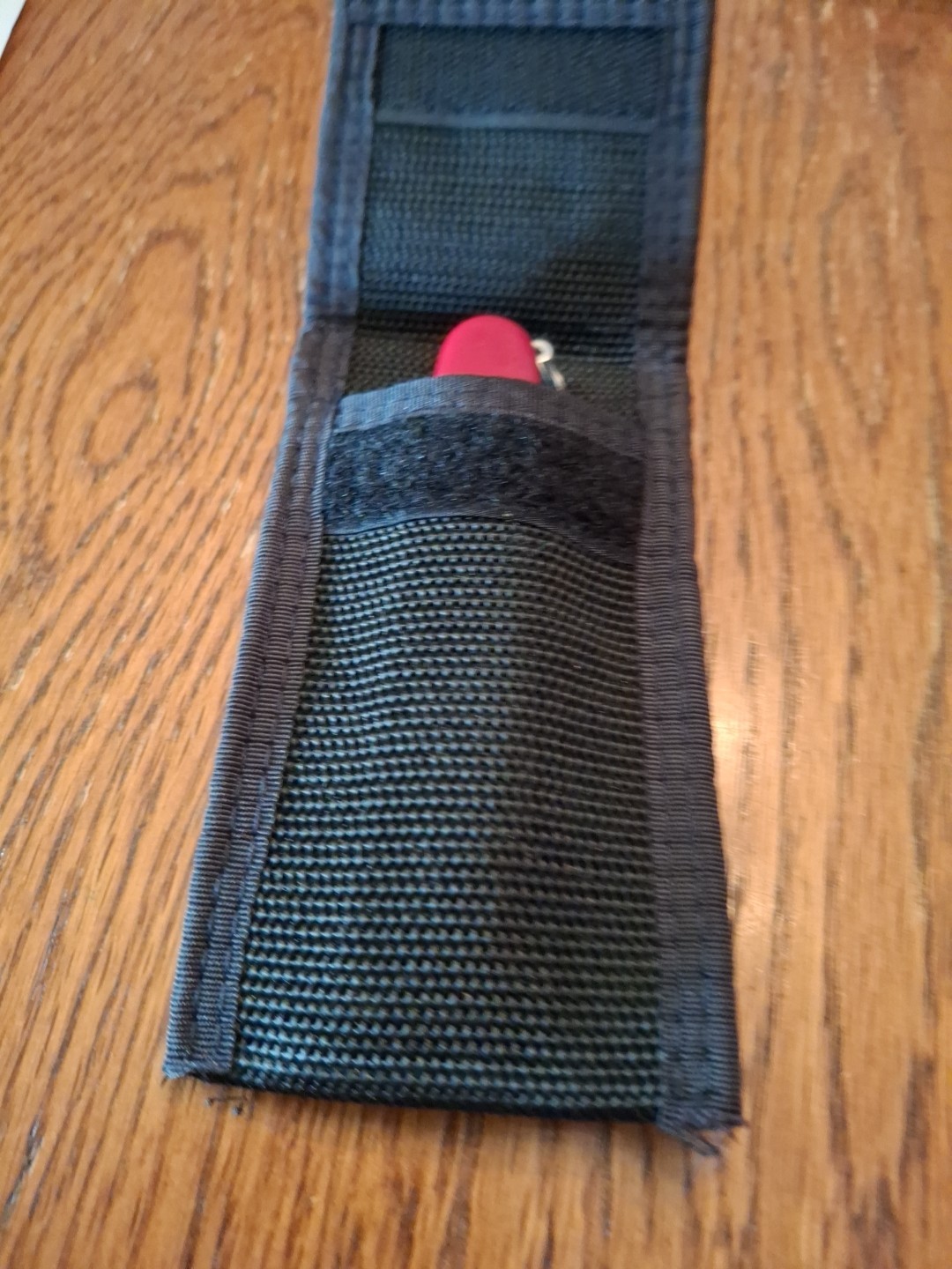Unbranded 6 Function Red Swiss Army Type Knife With Nylon Sheath