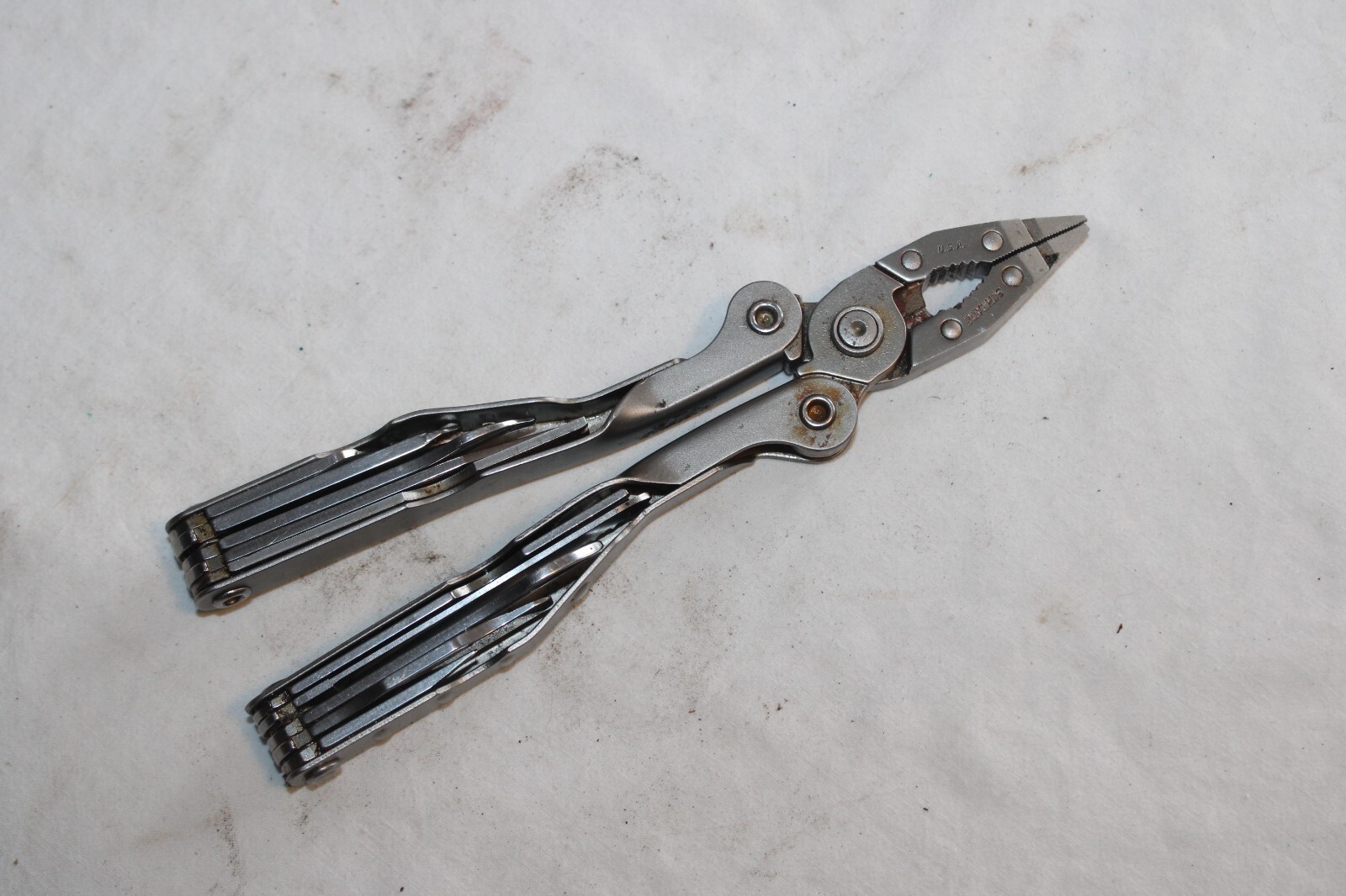 Schrade Tough Multi Tool Pliers 10 In 1 Original USA Knife File Camping Survival