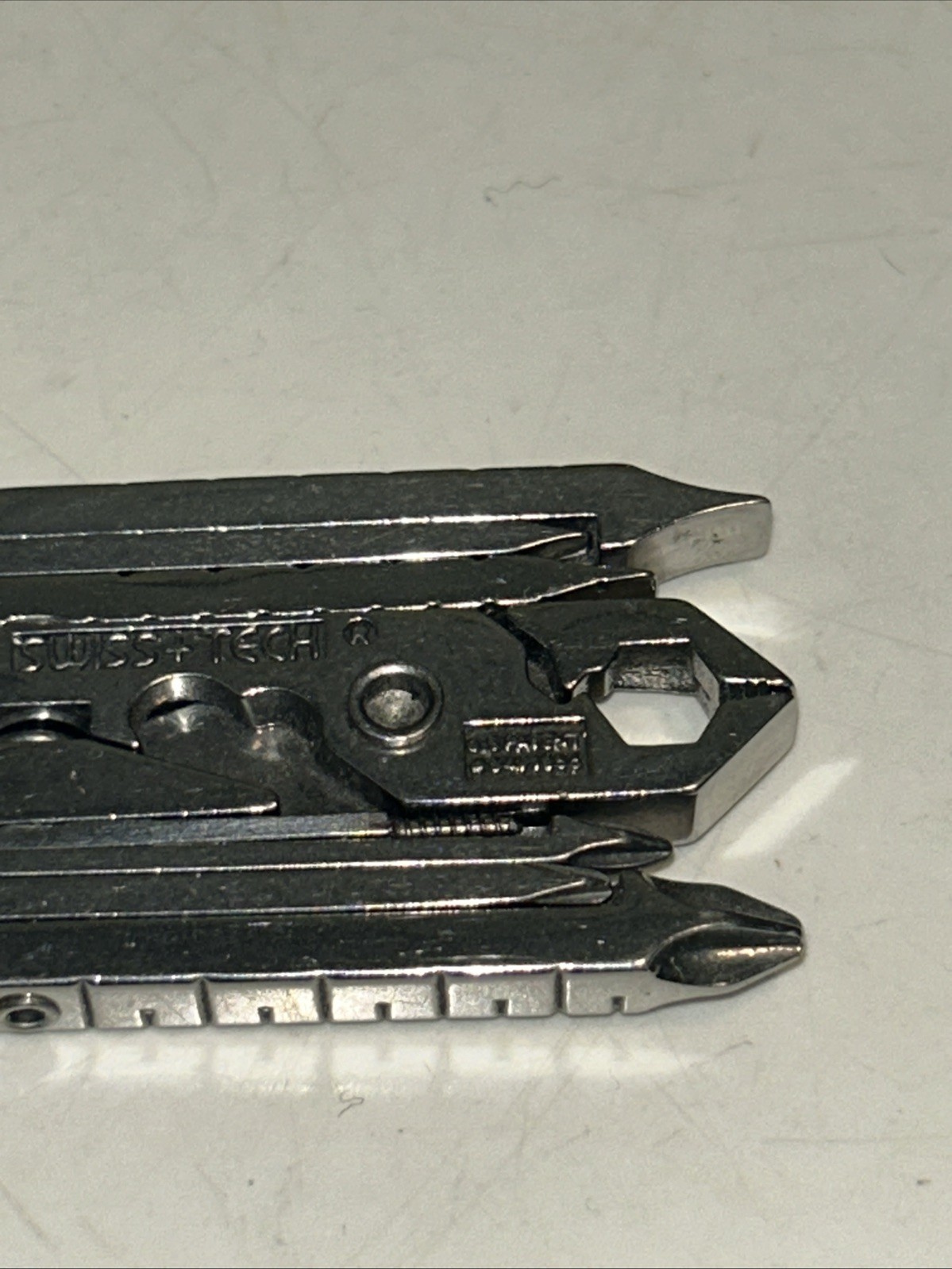 Vintage Swiss-Tech Micro Plus Utility Tool 8 In 1
