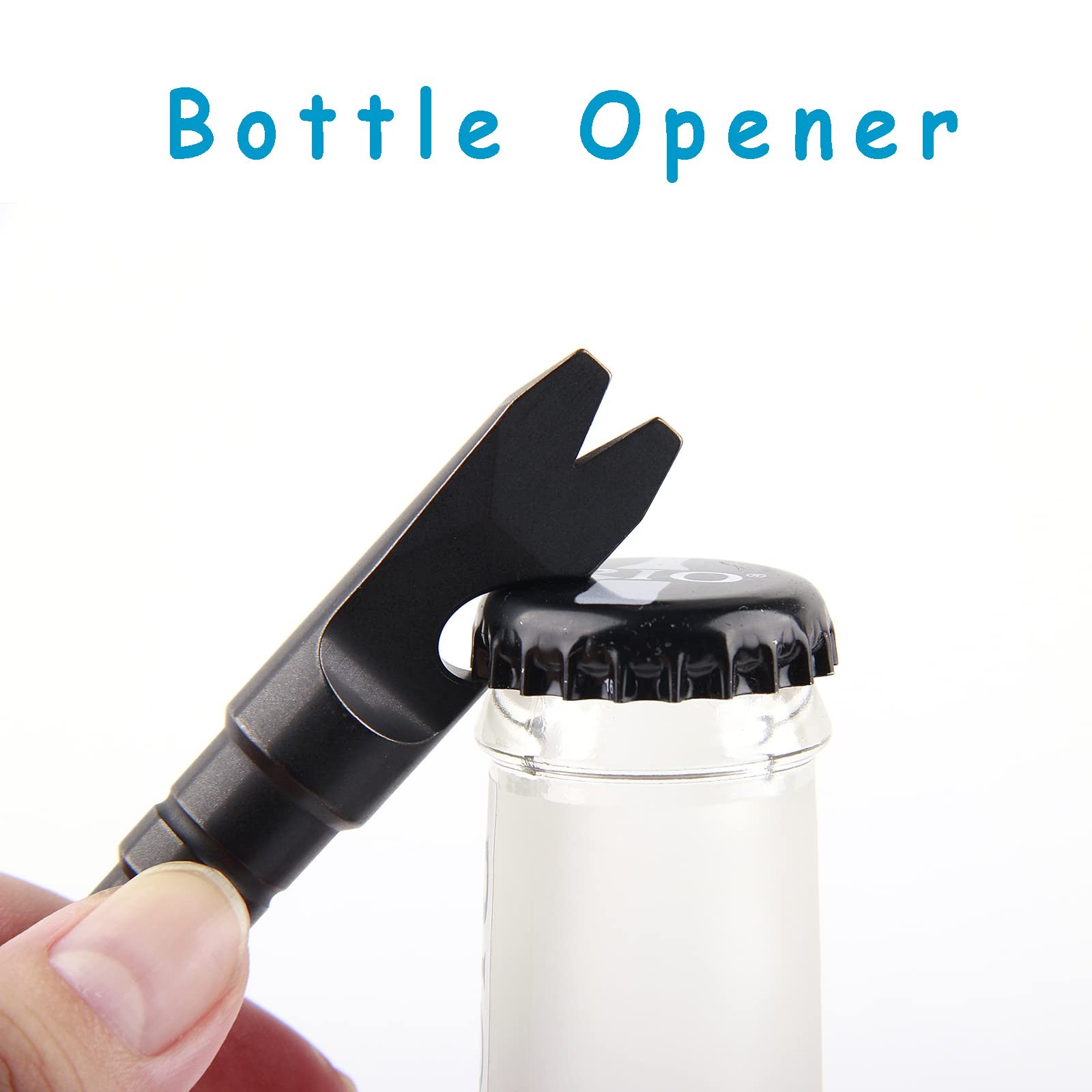 Titanium Alloy EDC Lever Rod with Bottle Opener, Screwdriver Function, M…