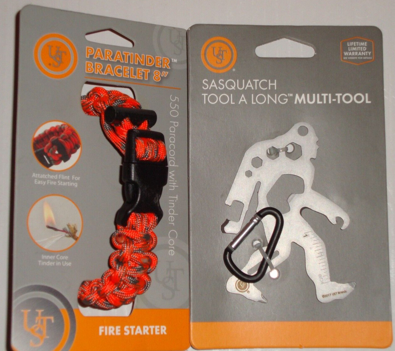 UST COMBO – Sasquatch Multi-tool & Paratinder Bracelet – Be Prepared!