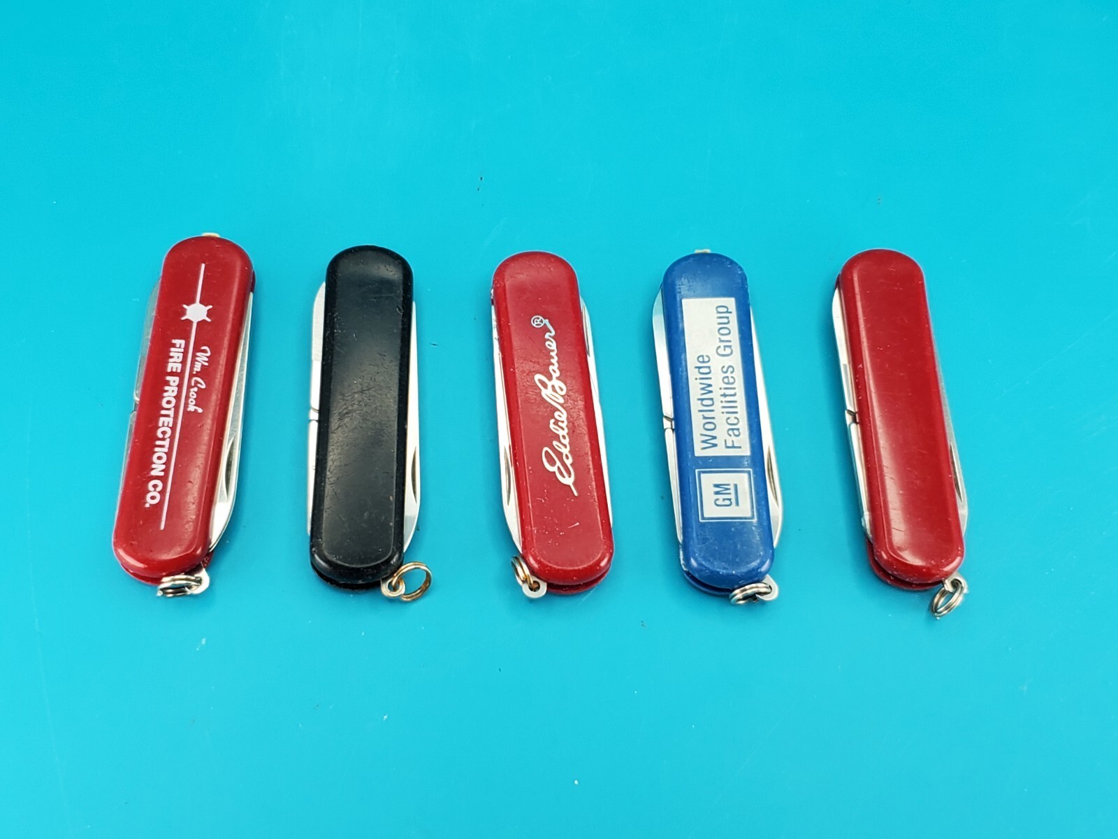Lot of 5 Wenger Esquire Swiss Army Knife Multi Tools!