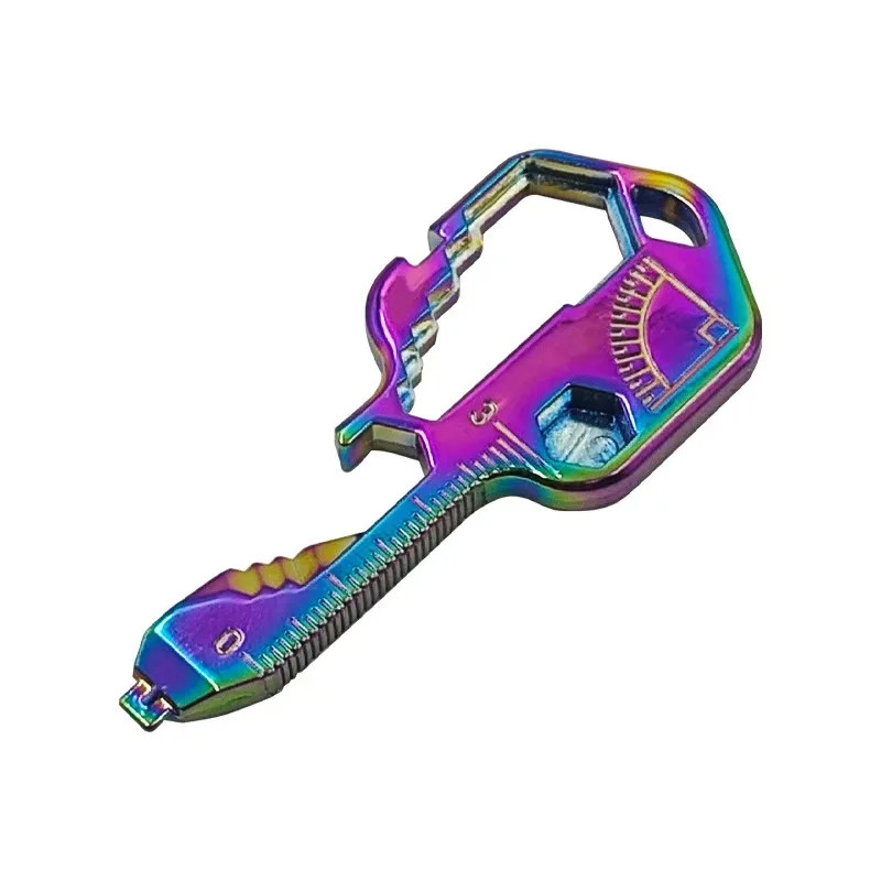 24 in 1 Multifunction Key Tool Combination Stainless Steel Pendant Mini Portable