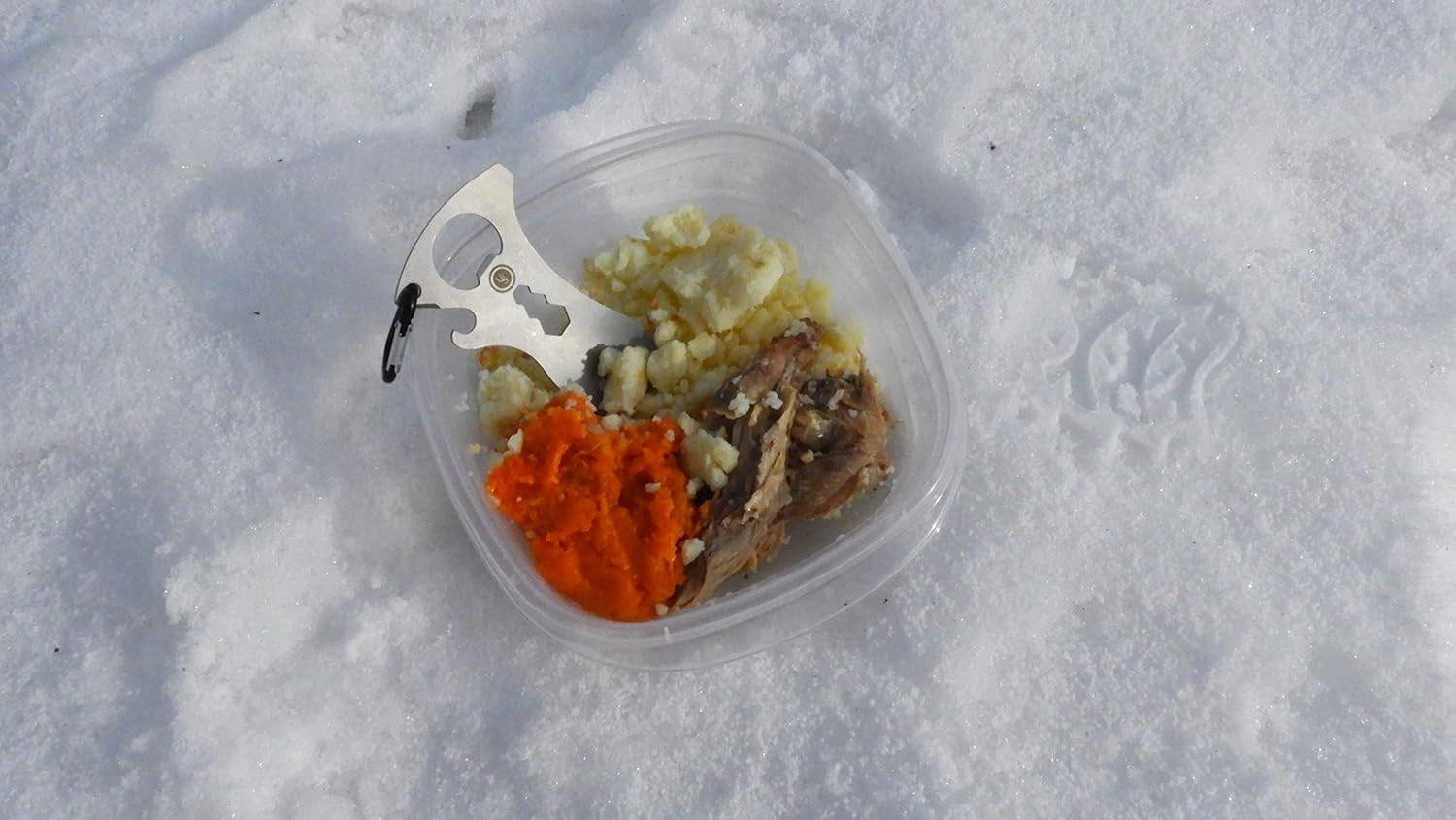 Spork Multi-Tool with Durable, Compact Construction, Can Opener, Bottle Opener,