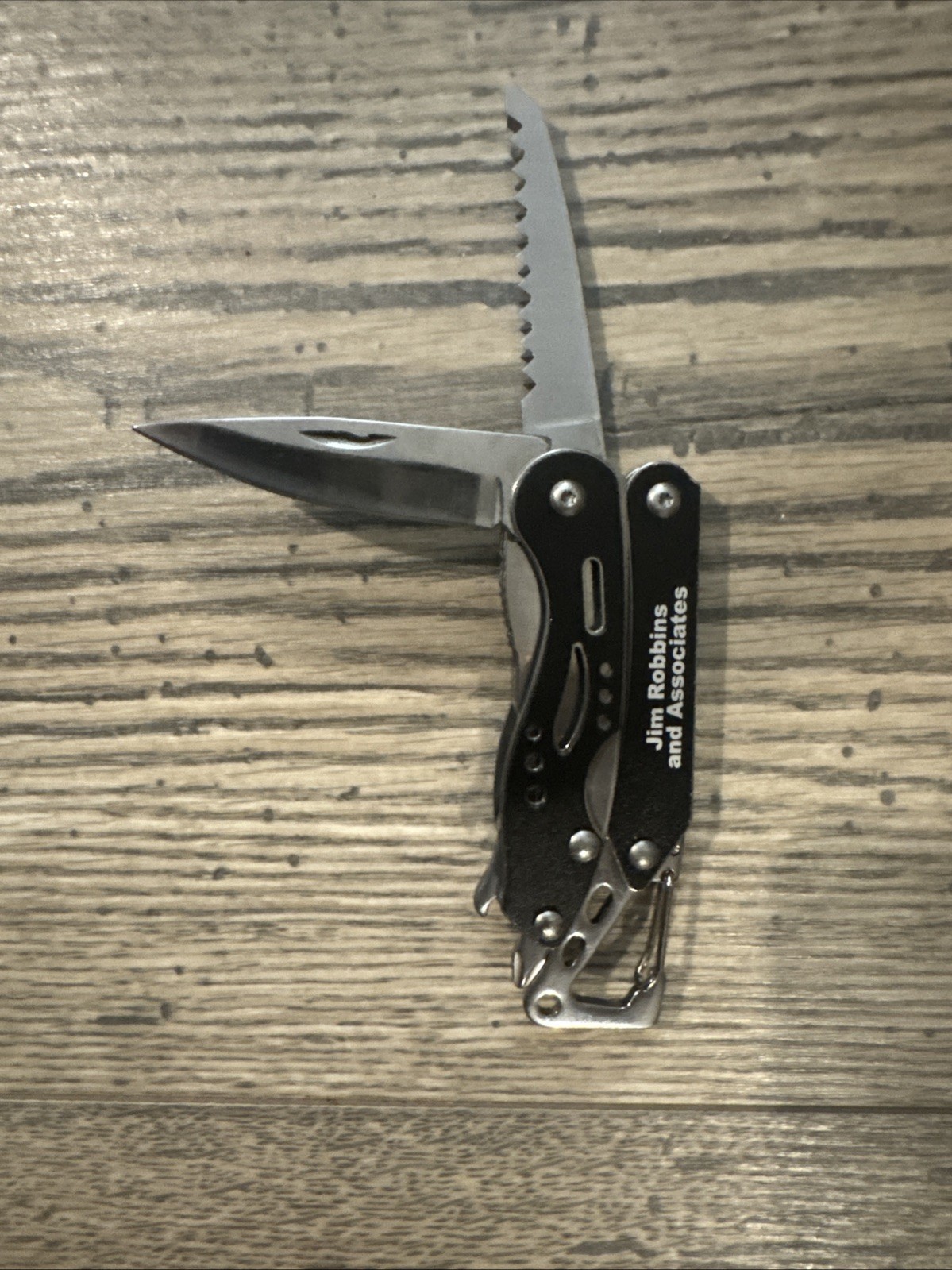 Multi-Tool Seven Saw Knife wire cutter Pliers Screwdriver Great Condition Sheath